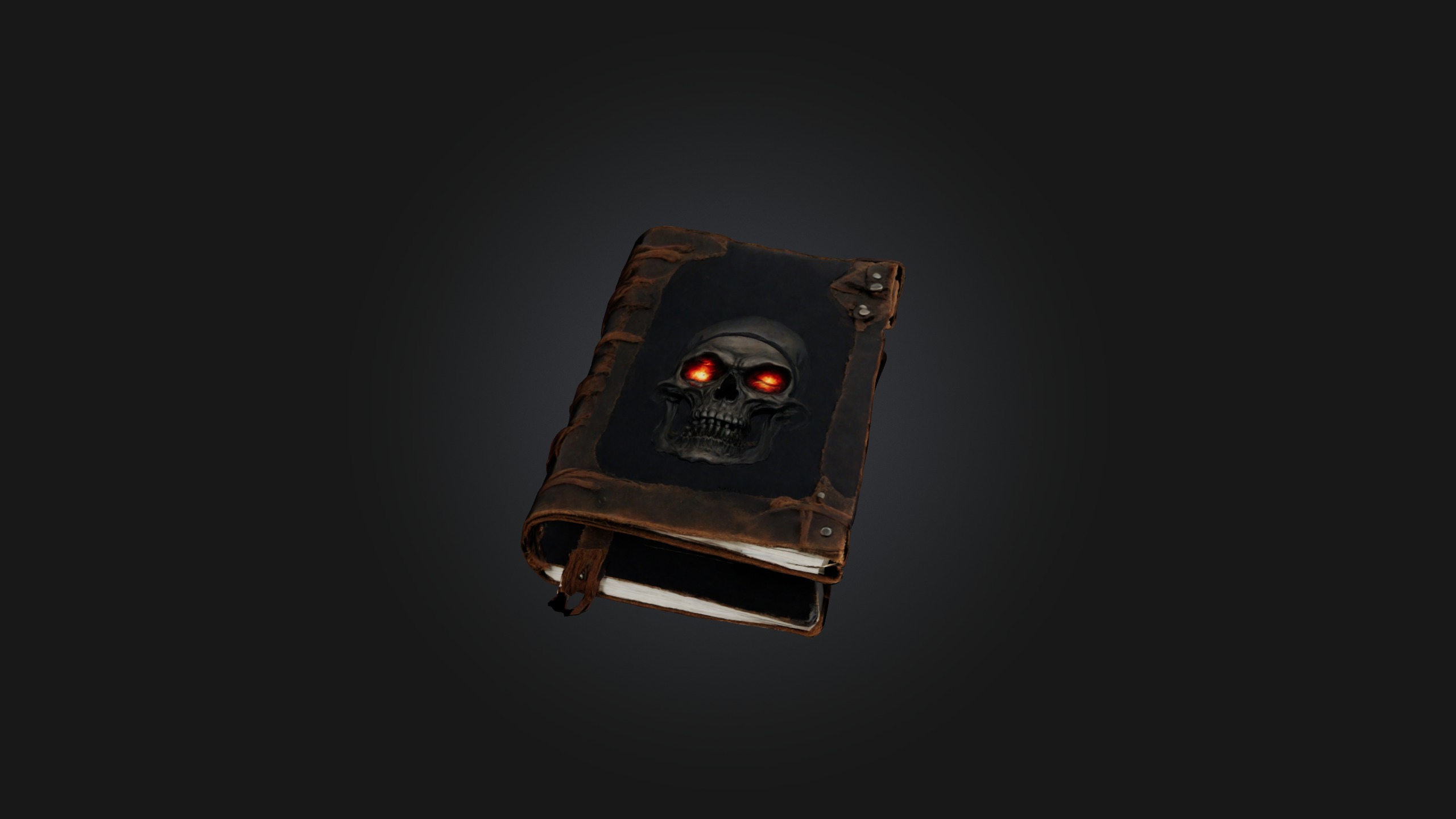 Apocalypse journal Low-poly 3D model_3