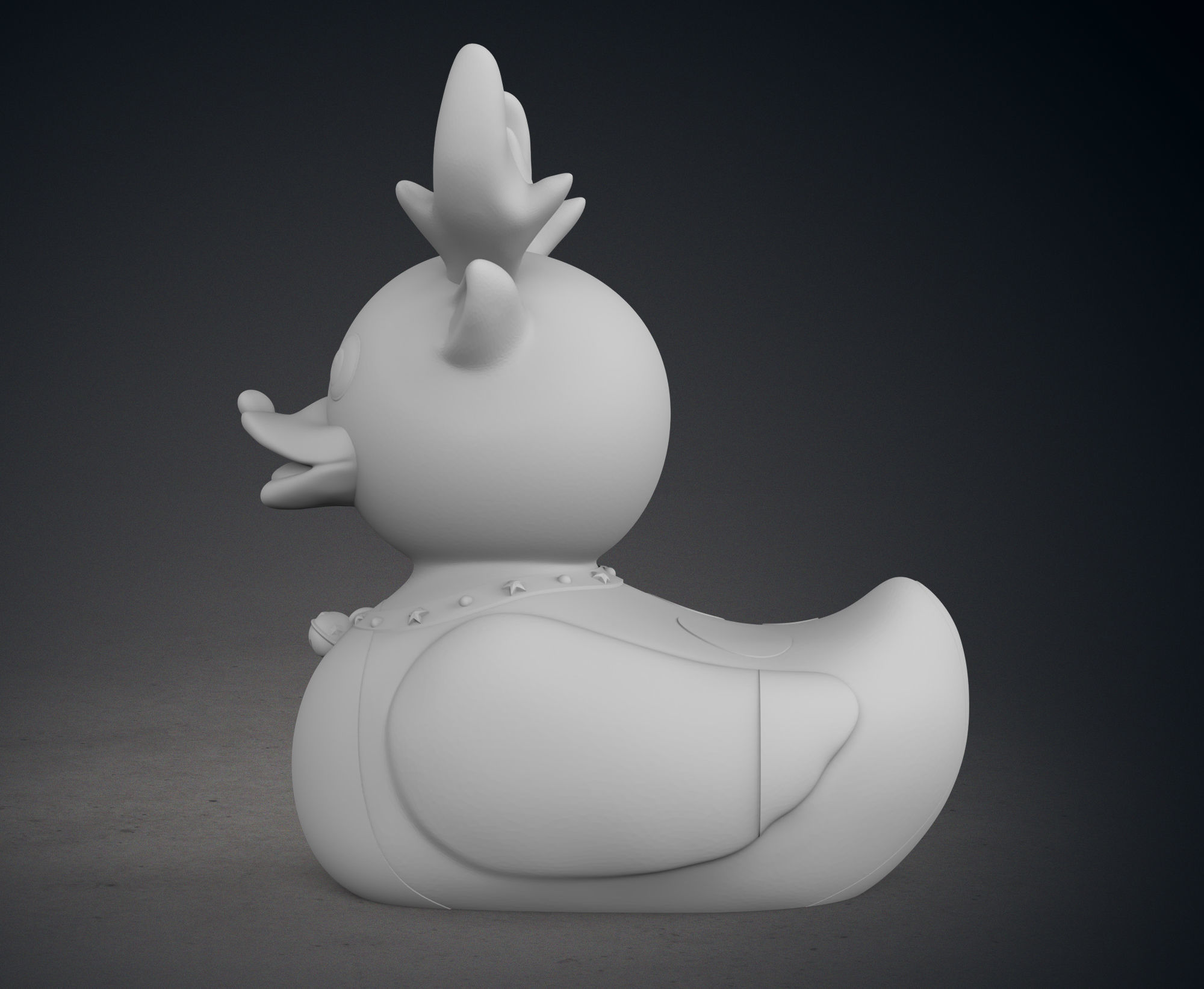 Cute Christmas Raindeer Rubber Ducks Pack 3D print model_9