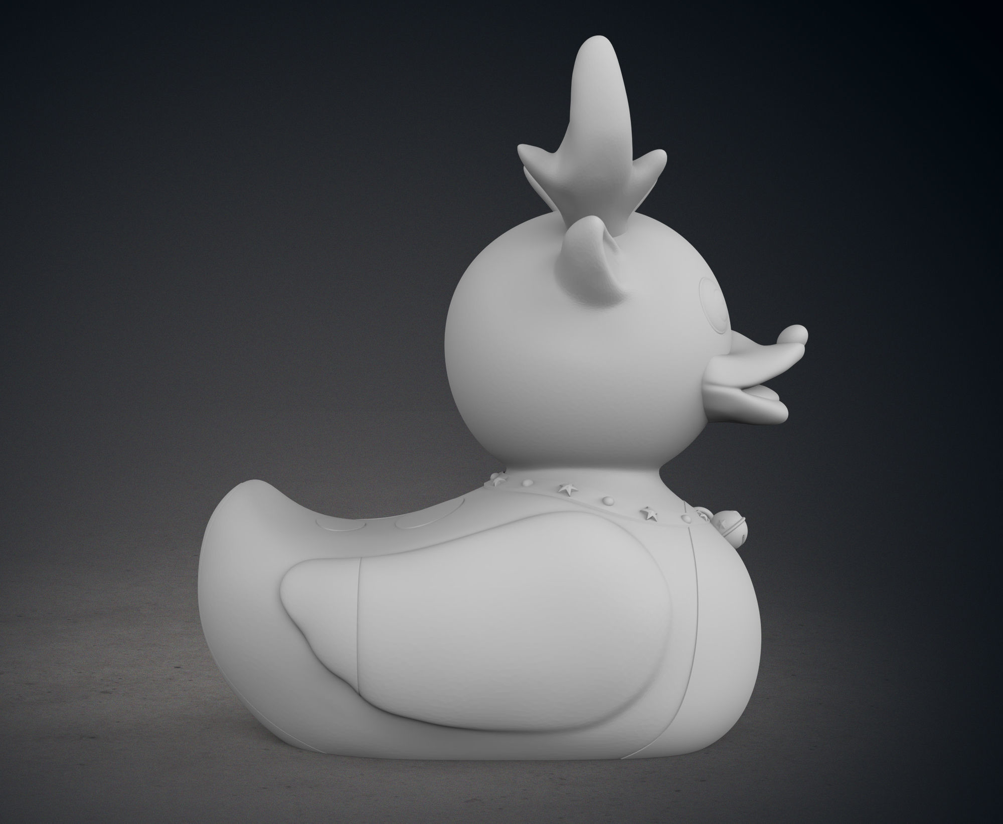 Cute Christmas Raindeer Rubber Ducks Pack 3D print model_13