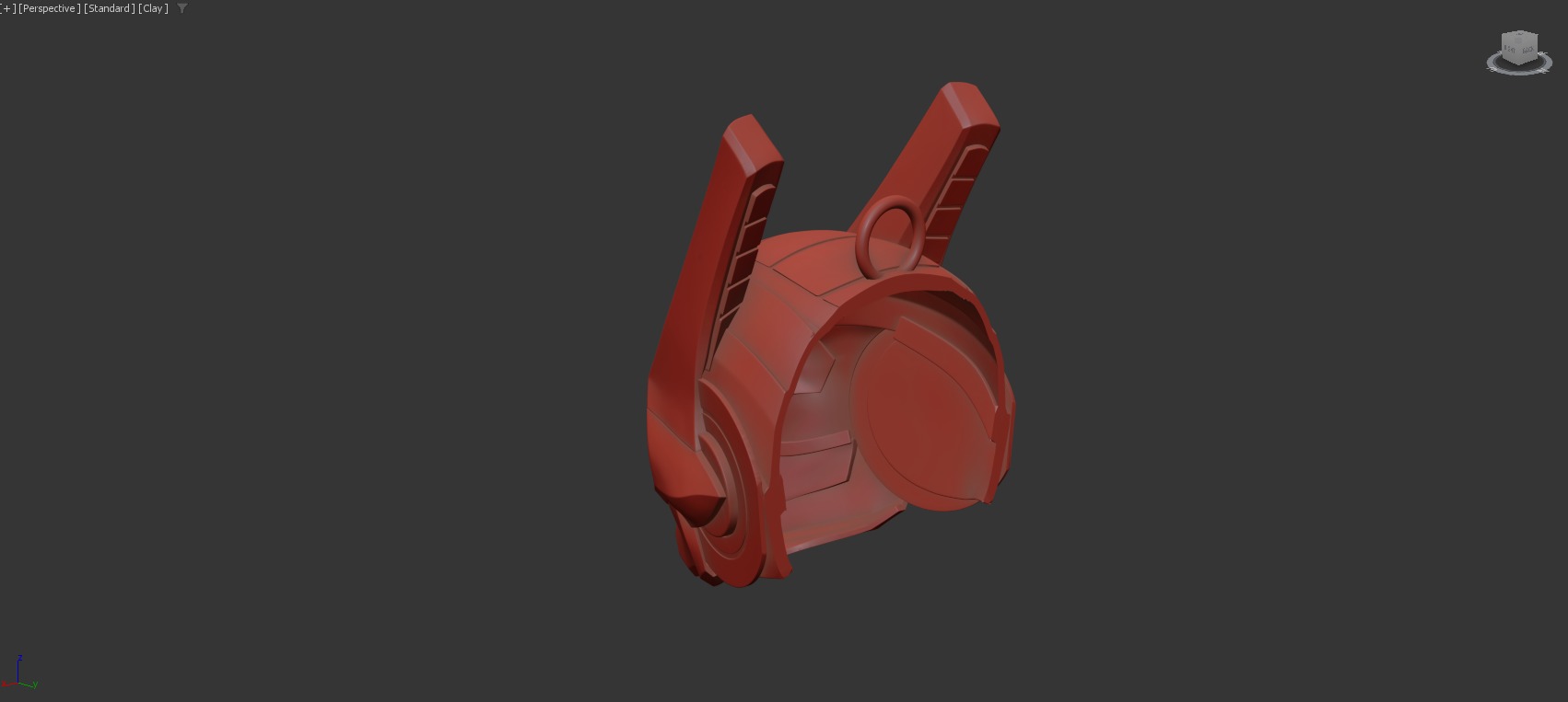 Ironman Helmet pendant jewelry gold 3D print model_7