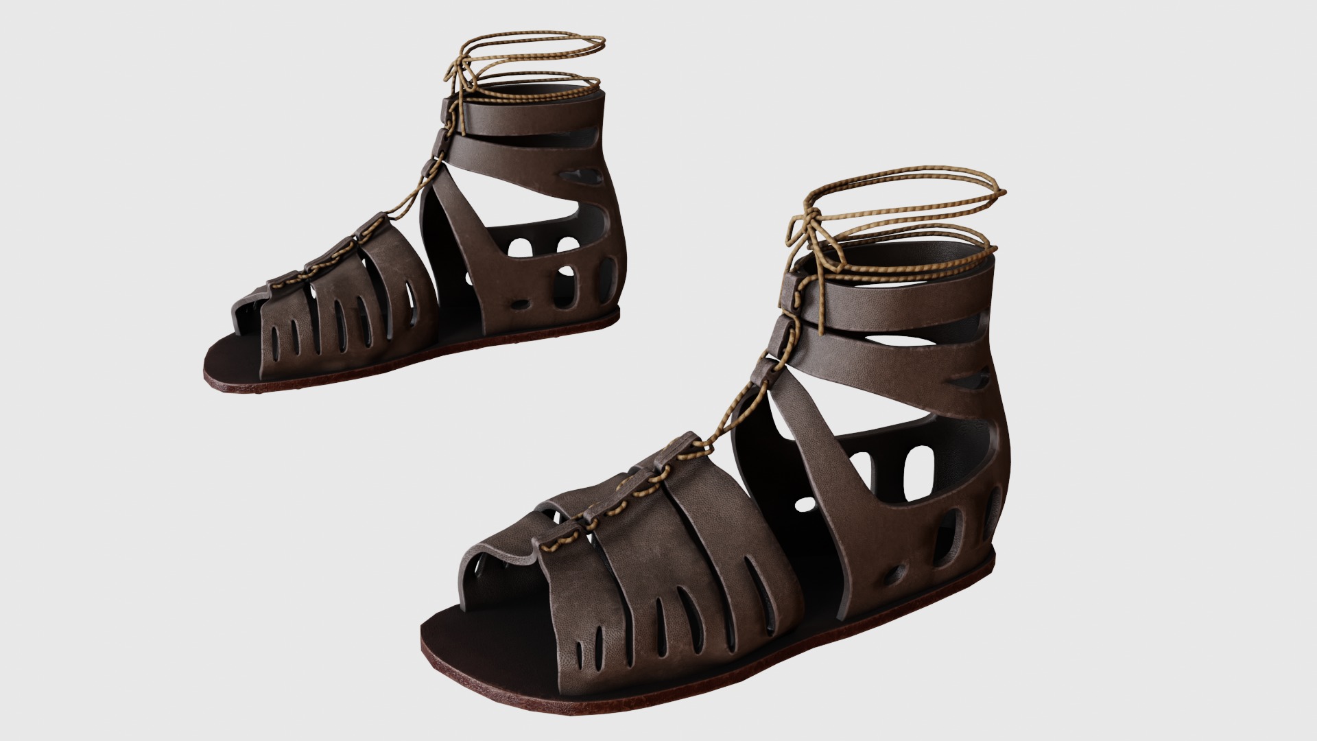 Roman Weapons and Armor Collection Low-poly 3D model_17