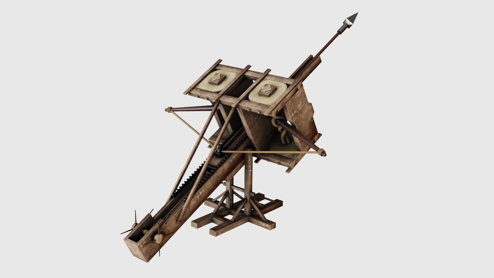 Roman Weapons and Armor Collection Low-poly 3D model_8