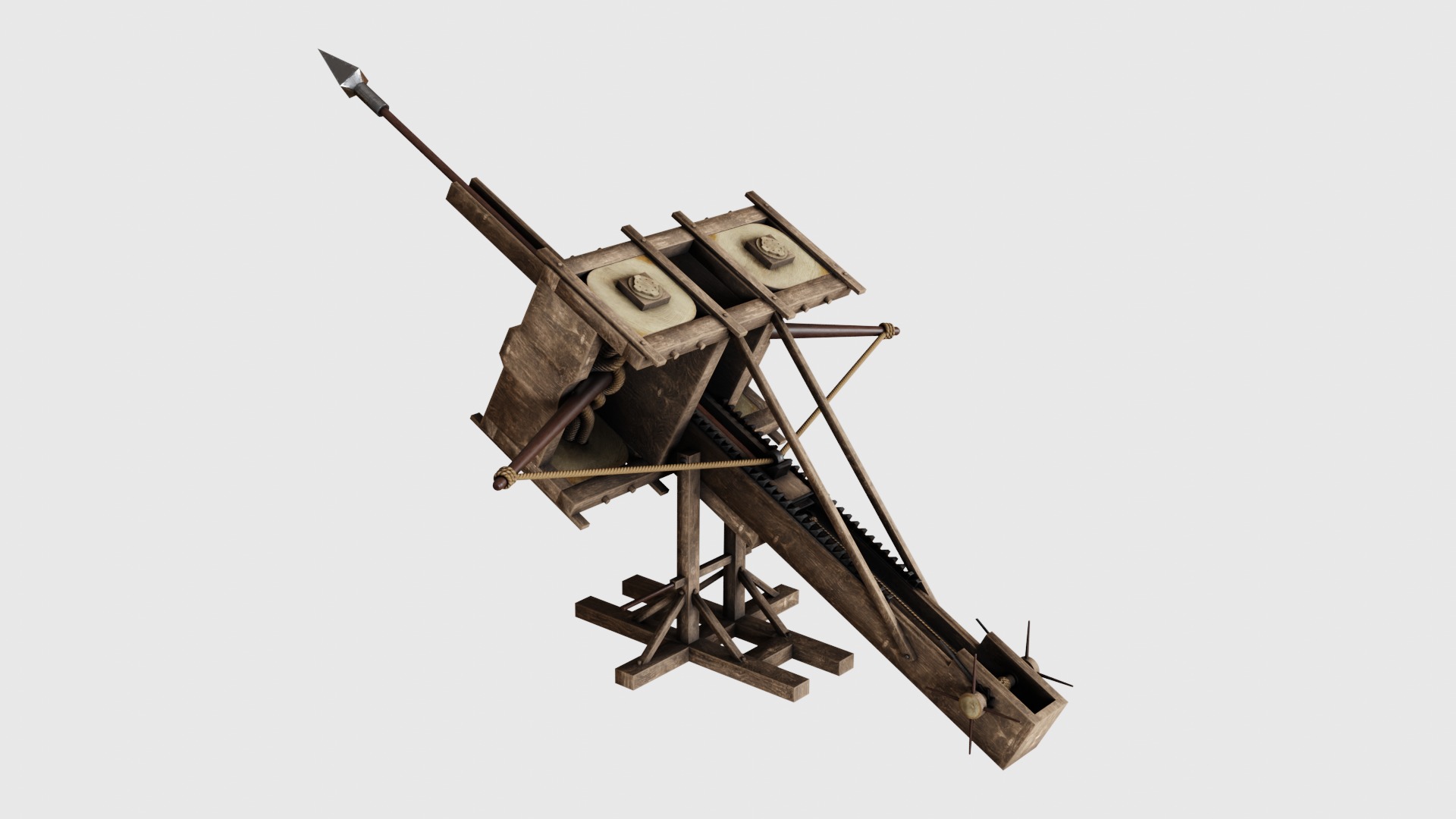 Roman Weapons and Armor Collection Low-poly 3D model_10