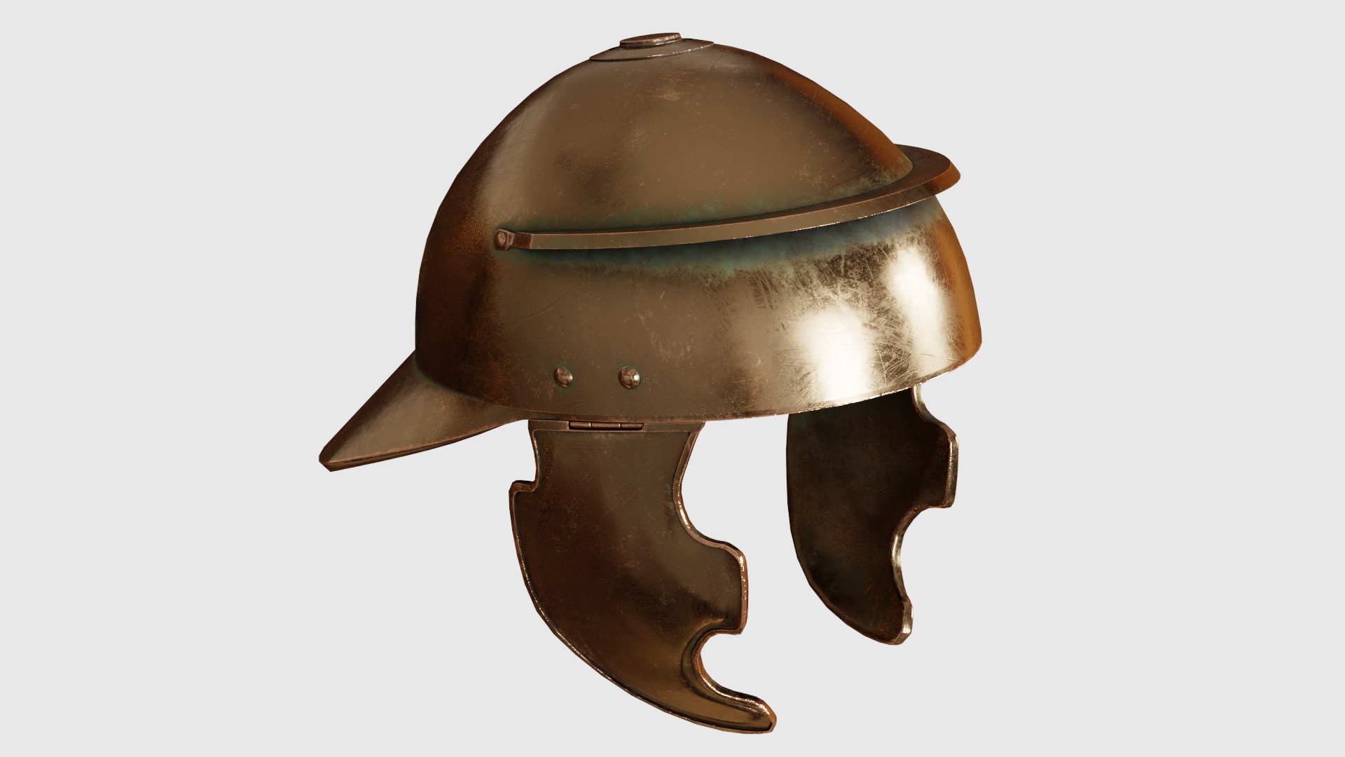 Roman Weapons and Armor Collection Low-poly 3D model_38