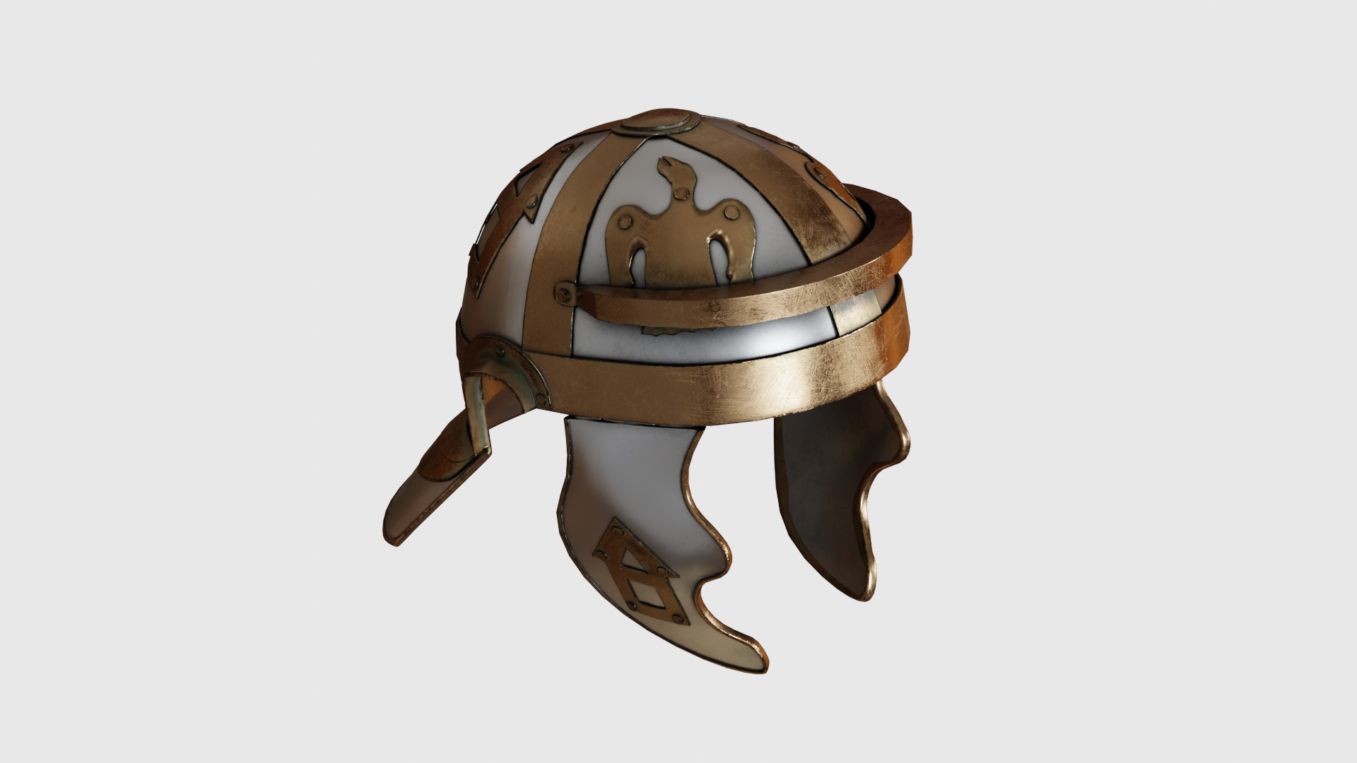 Roman Weapons and Armor Collection Low-poly 3D model_26