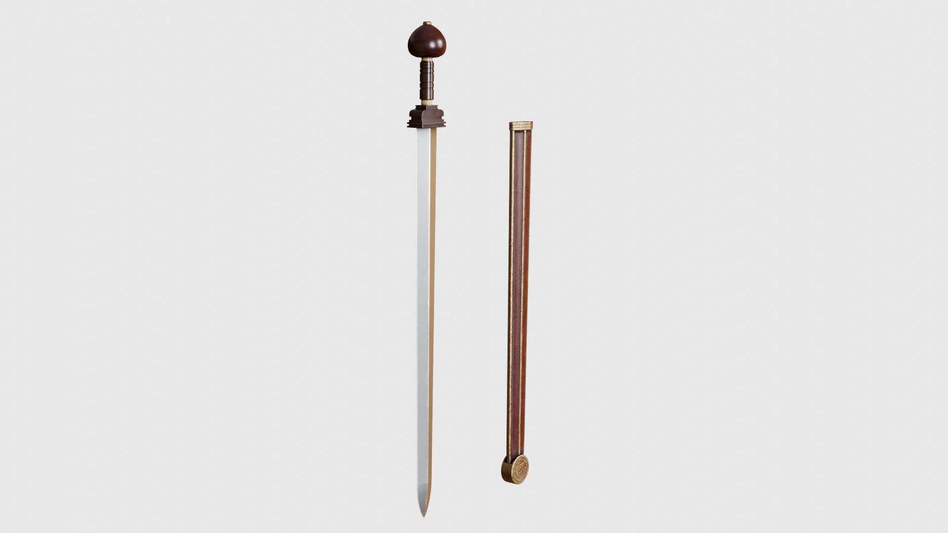 Roman Weapons and Armor Collection Low-poly 3D model_72