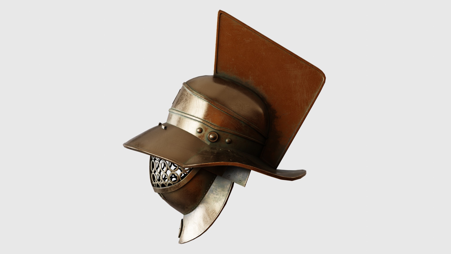 Roman Weapons and Armor Collection Low-poly 3D model_12