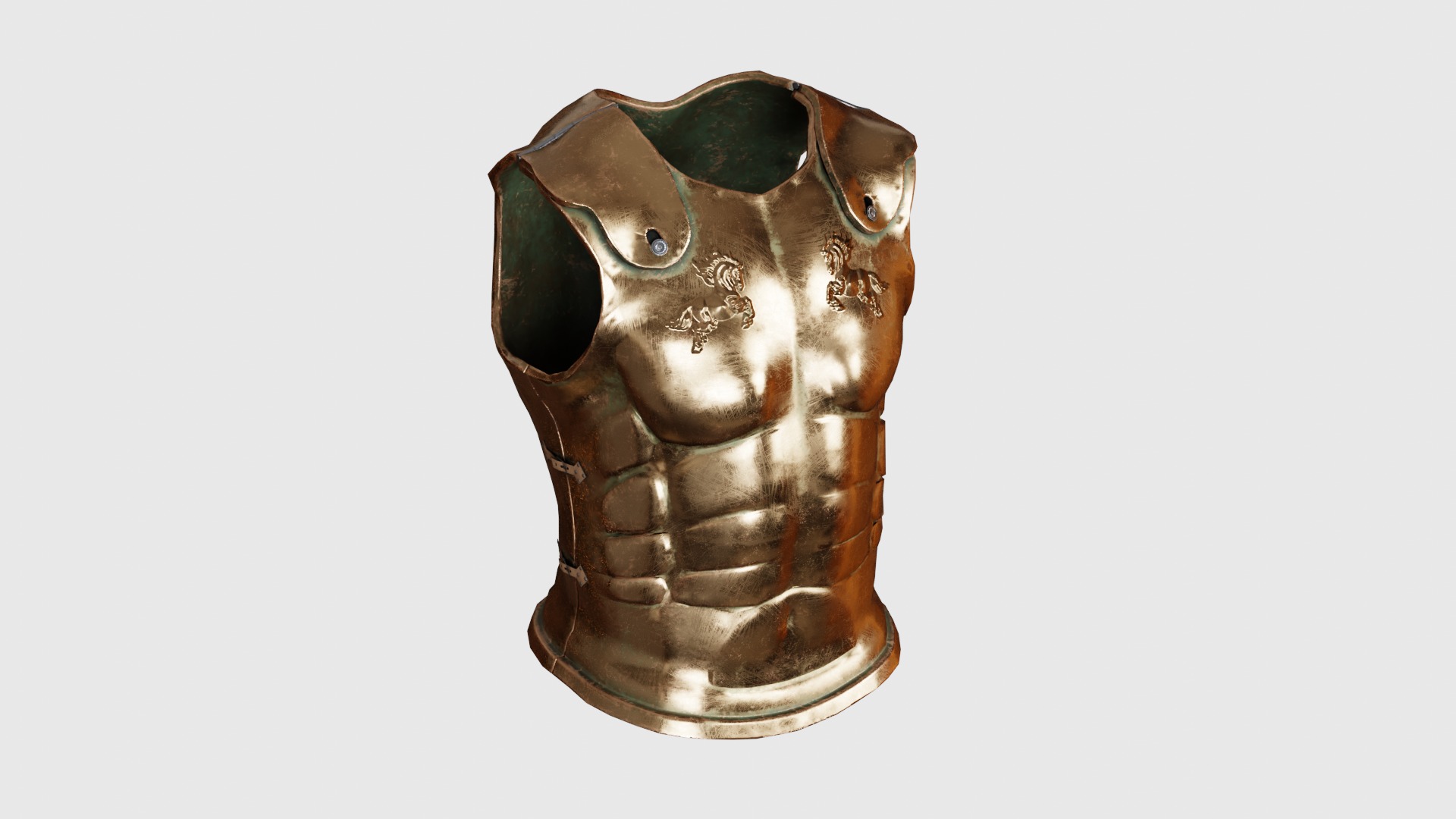 Roman Weapons and Armor Collection Low-poly 3D model_6