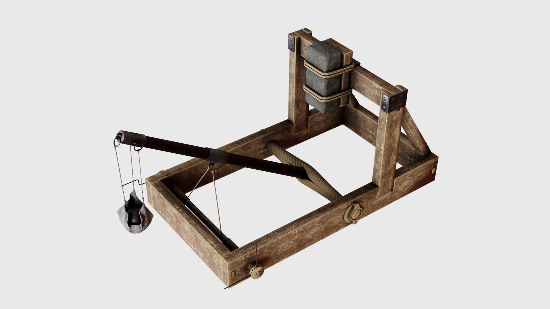 Roman Weapons and Armor Collection Low-poly 3D model_54