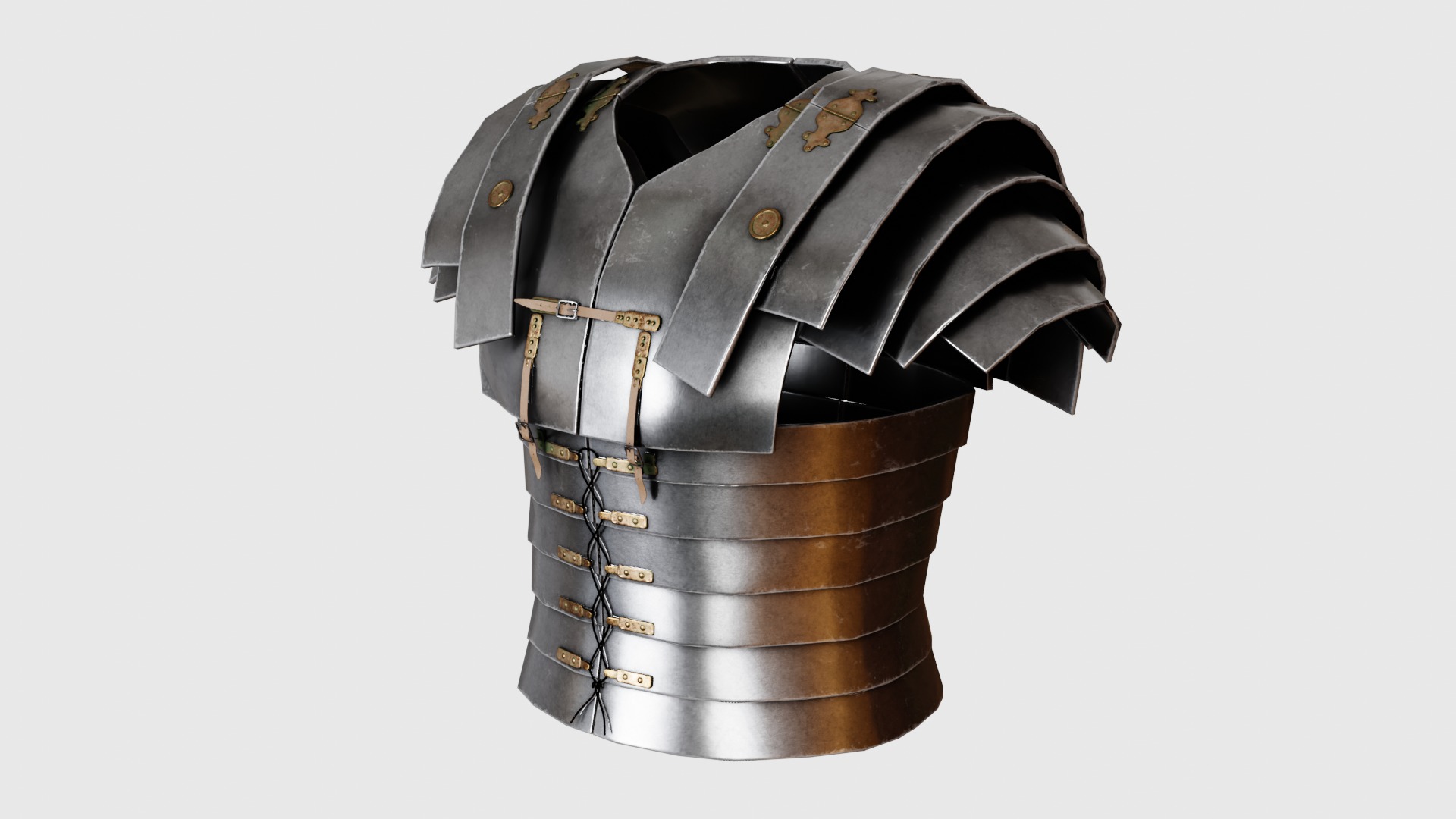 Roman Weapons and Armor Collection Low-poly 3D model_15