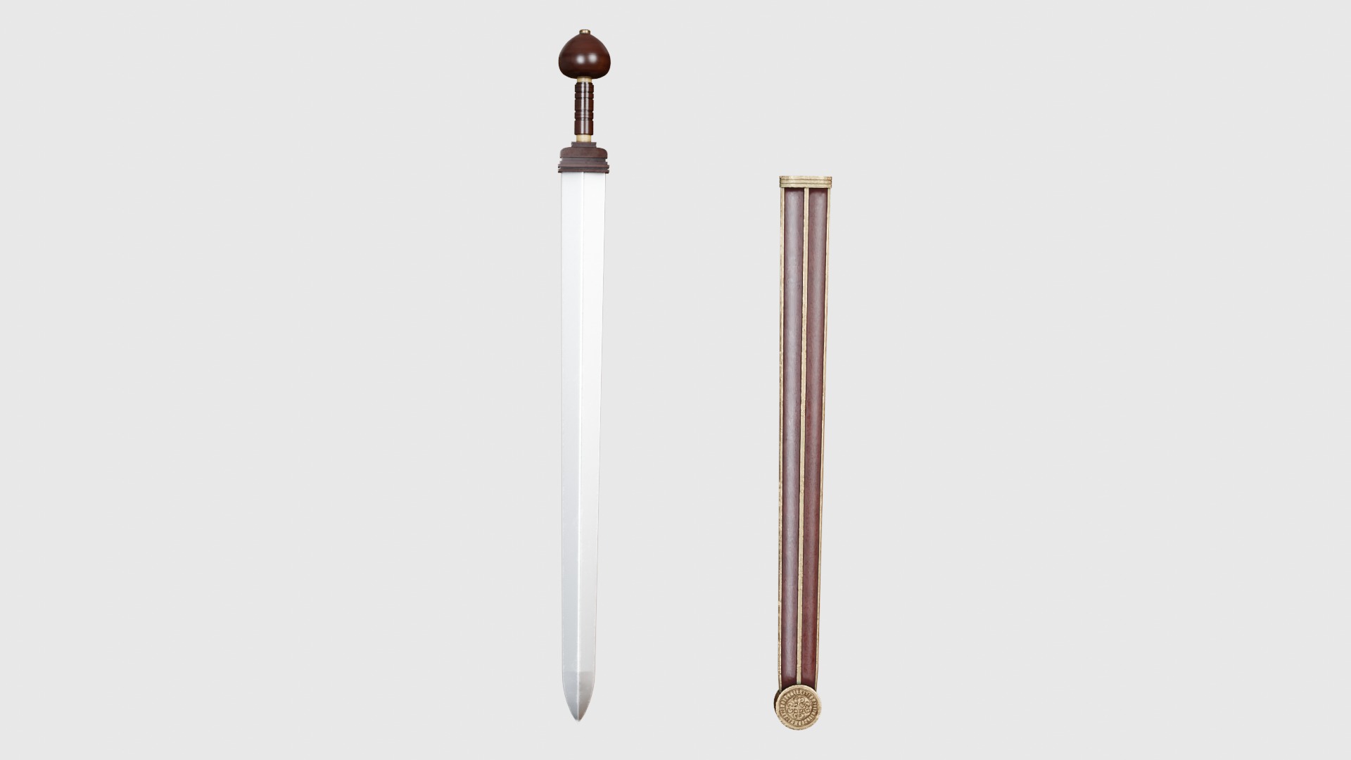 Roman Weapons and Armor Collection Low-poly 3D model_71