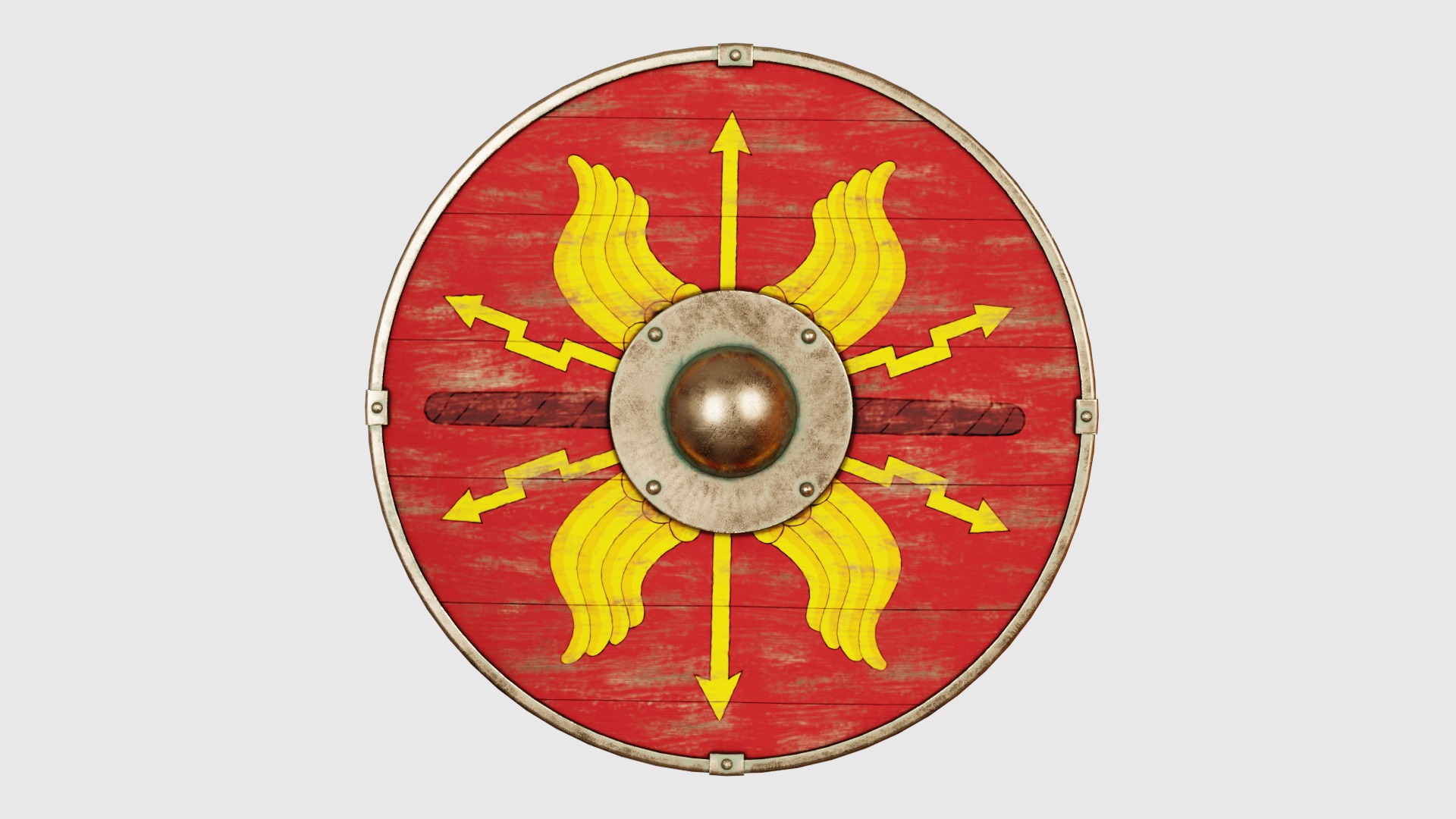 Roman Weapons and Armor Collection Low-poly 3D model_56