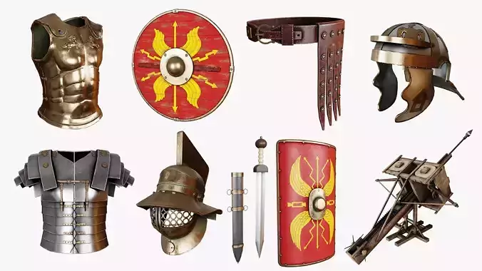 Roman Weapons and Armor Collection