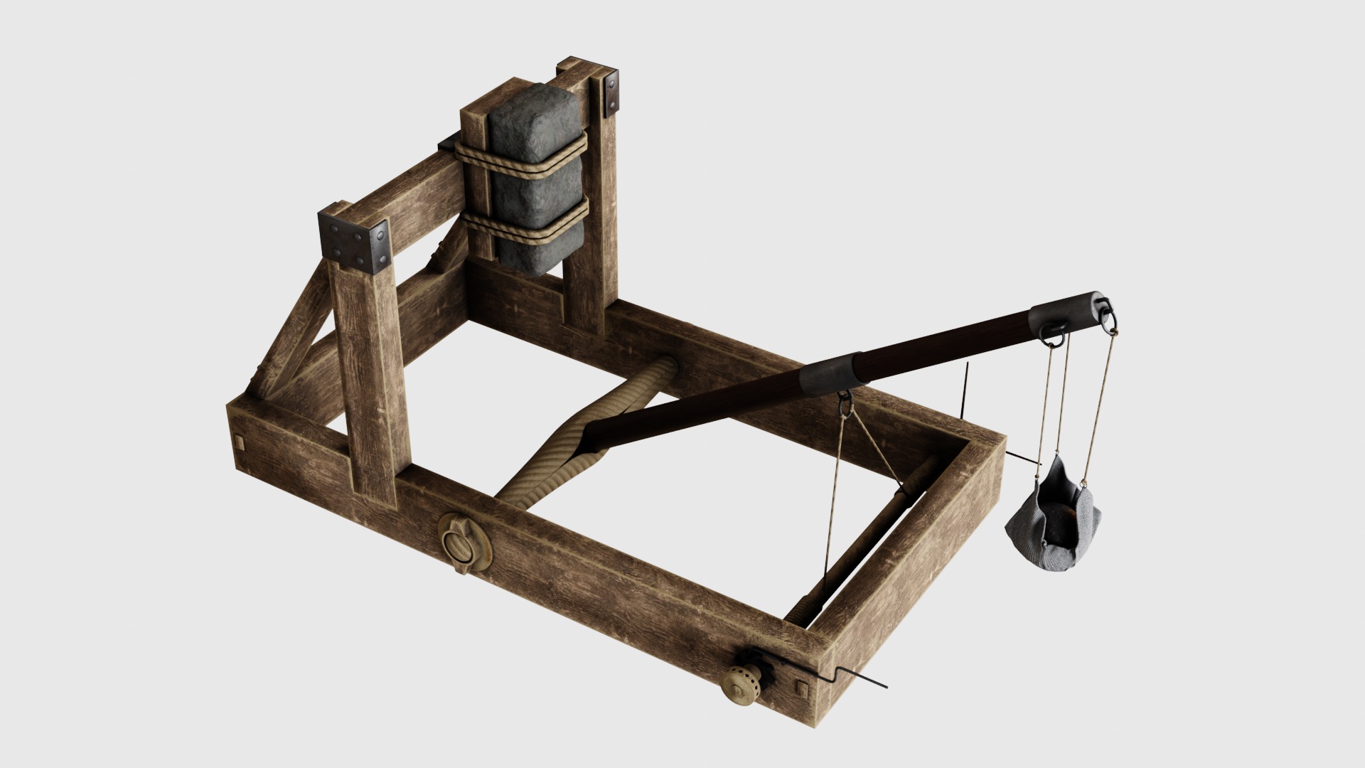 Roman Weapons and Armor Collection Low-poly 3D model_55