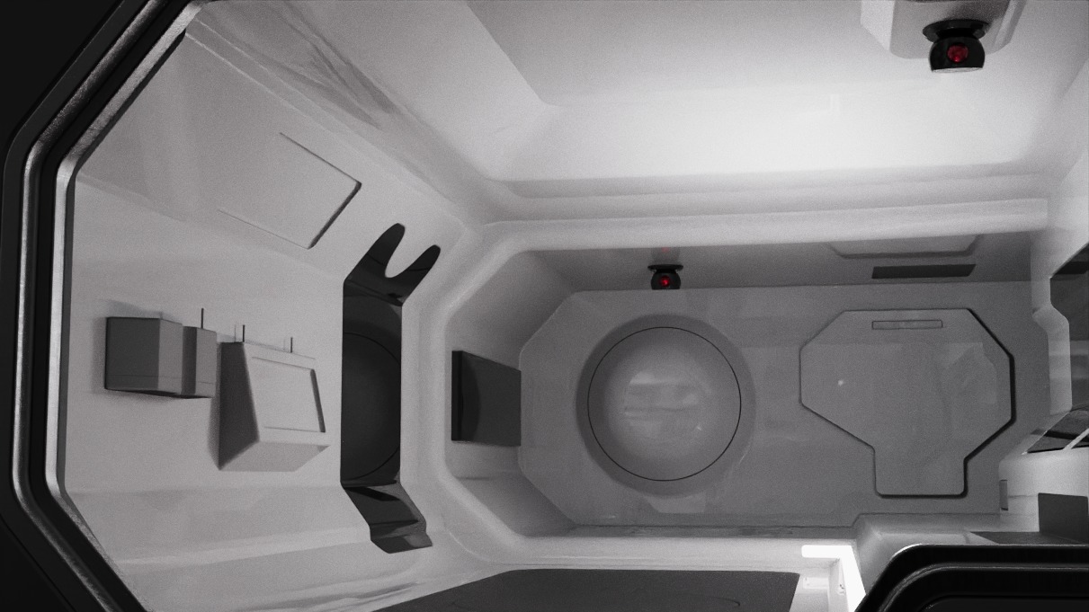 Room scifi4 3D model_8