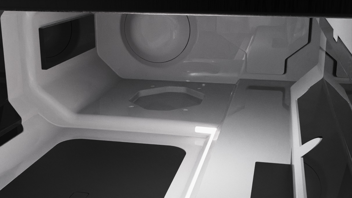 Room scifi4 3D model_5