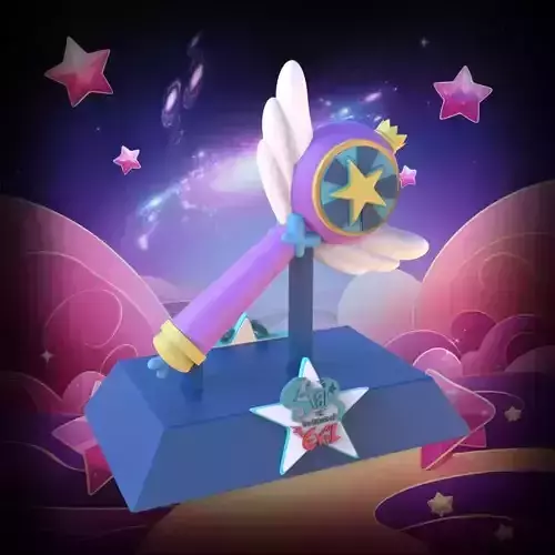 The Royal Magic Wand SVTFOE Fan Art  3D print model