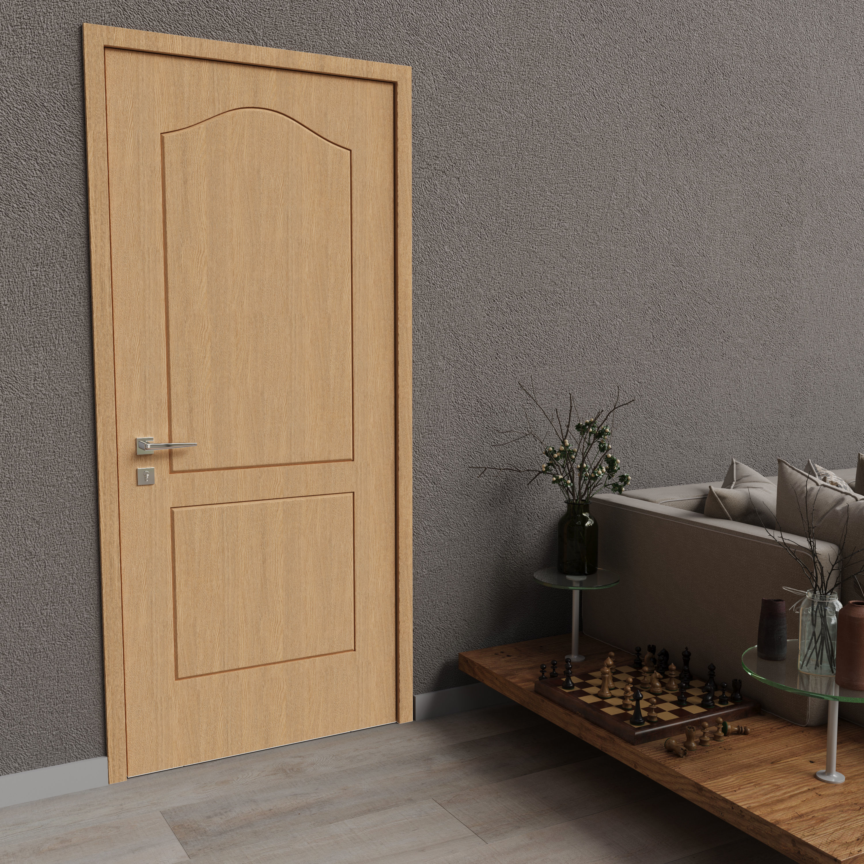 Interior Door Collection 007 3D model_1