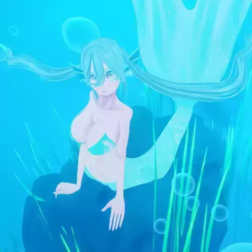 Anime Mermaid 3D model