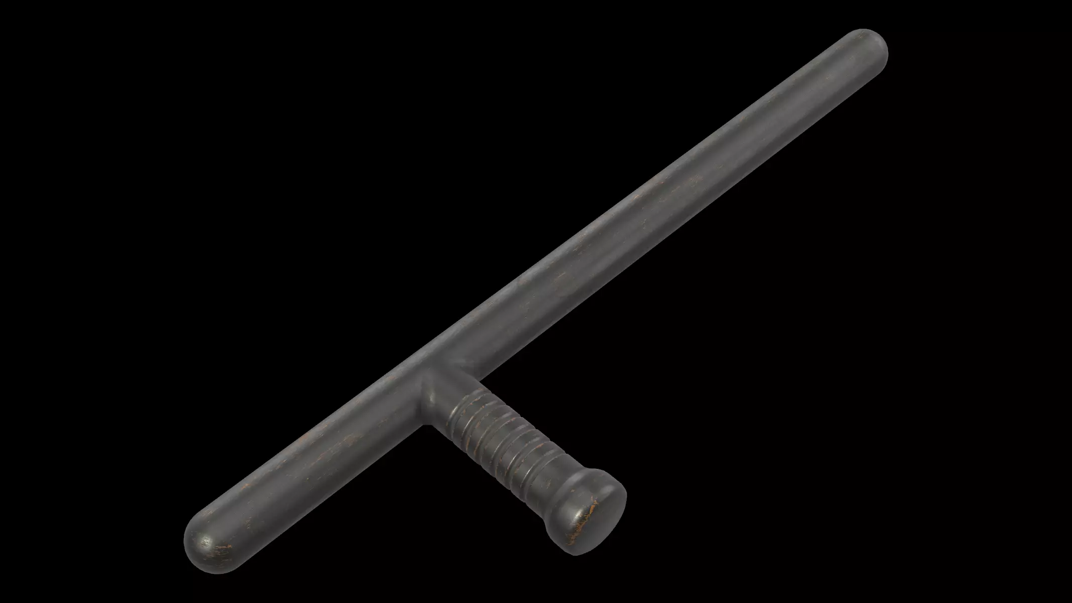 police baton 01 3D model_0