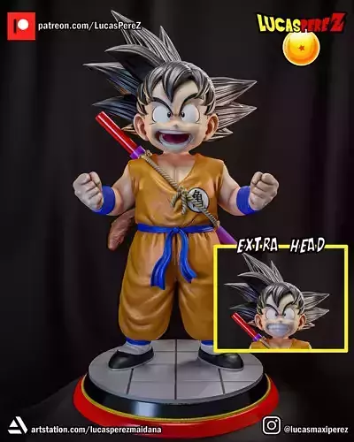 KID GOKU 3D print model