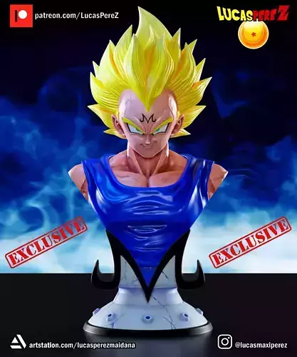 MAJIN VEGETA BUSTO