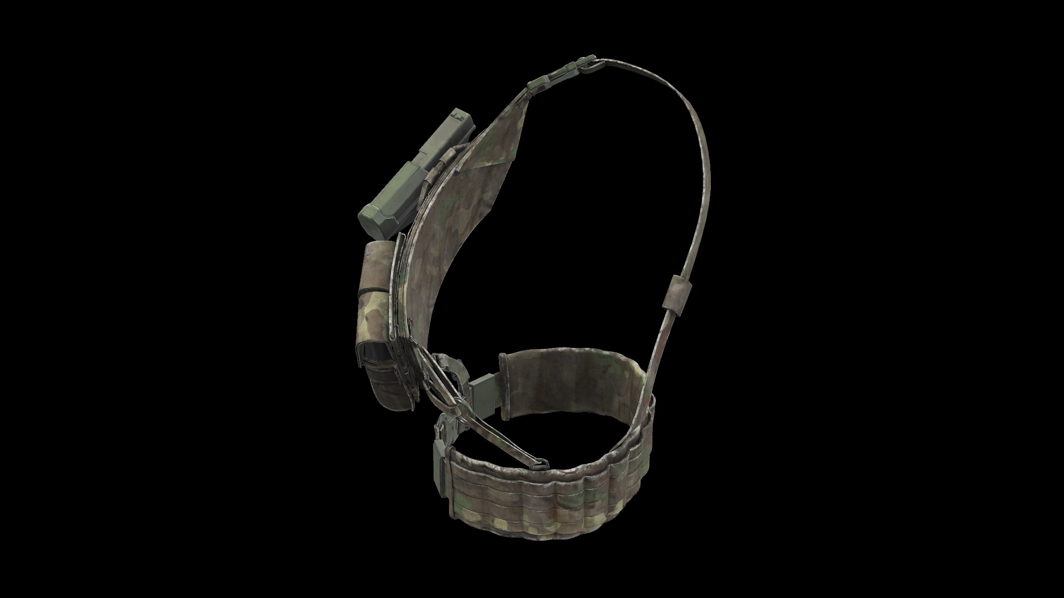 shoulder holster 01 3D model_3