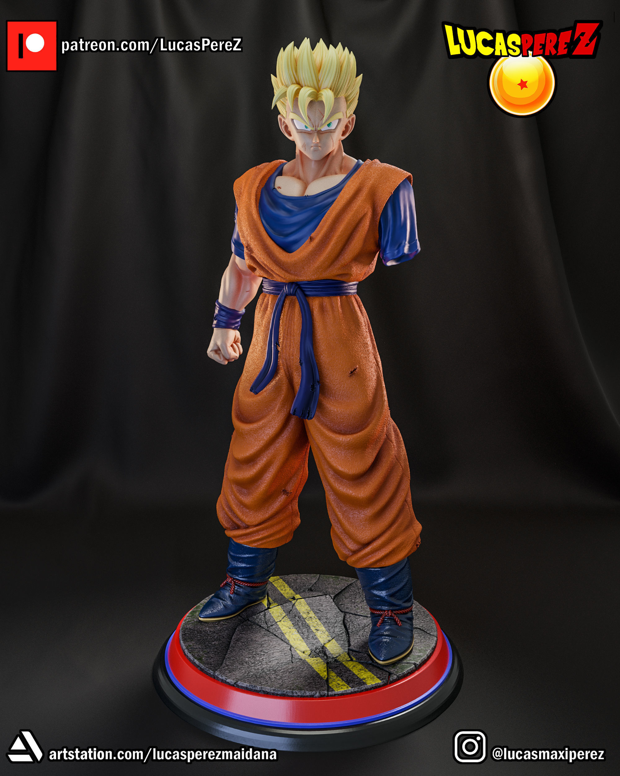 GOHAN FUTURO 3D print model_1