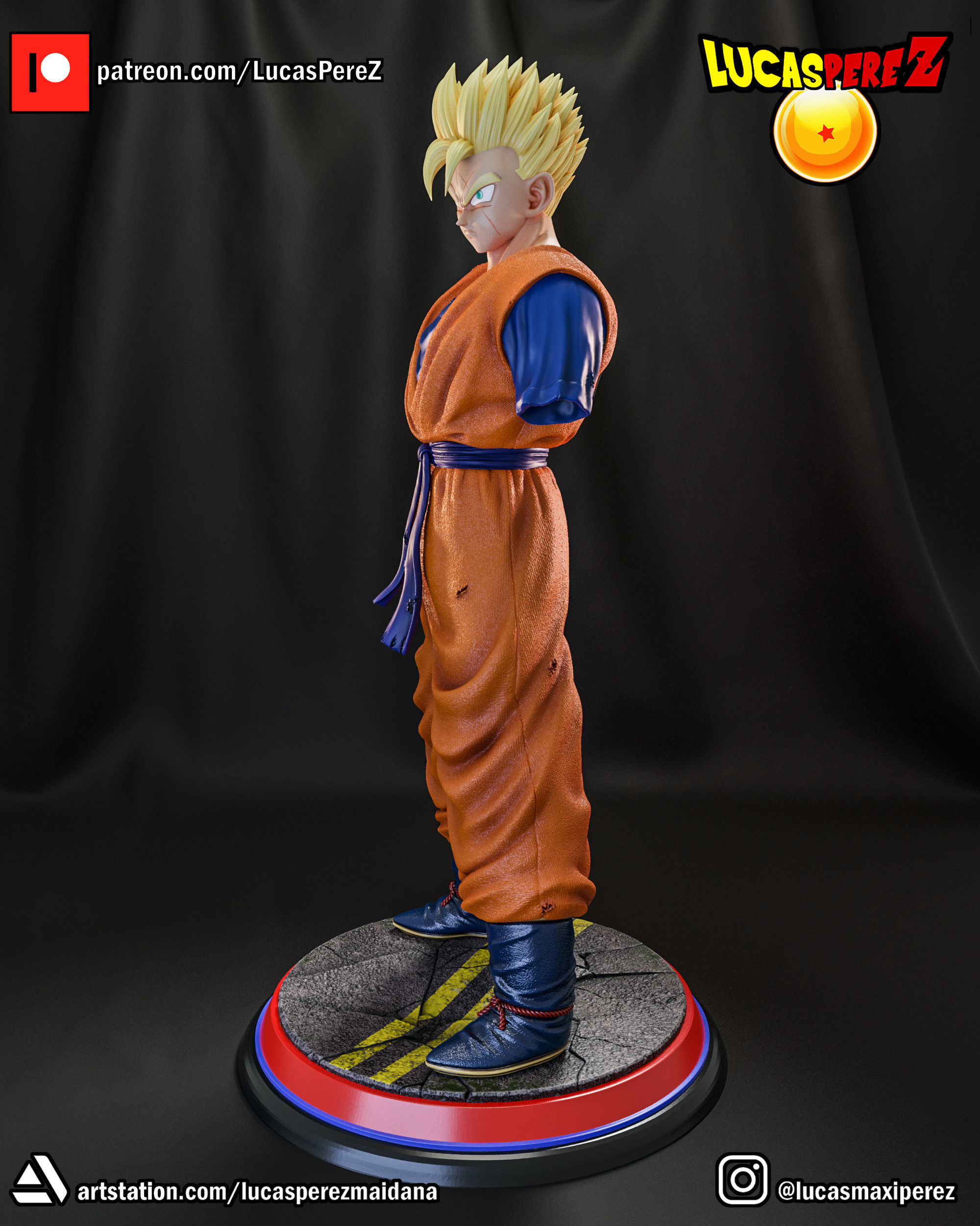 GOHAN FUTURO 3D print model_4