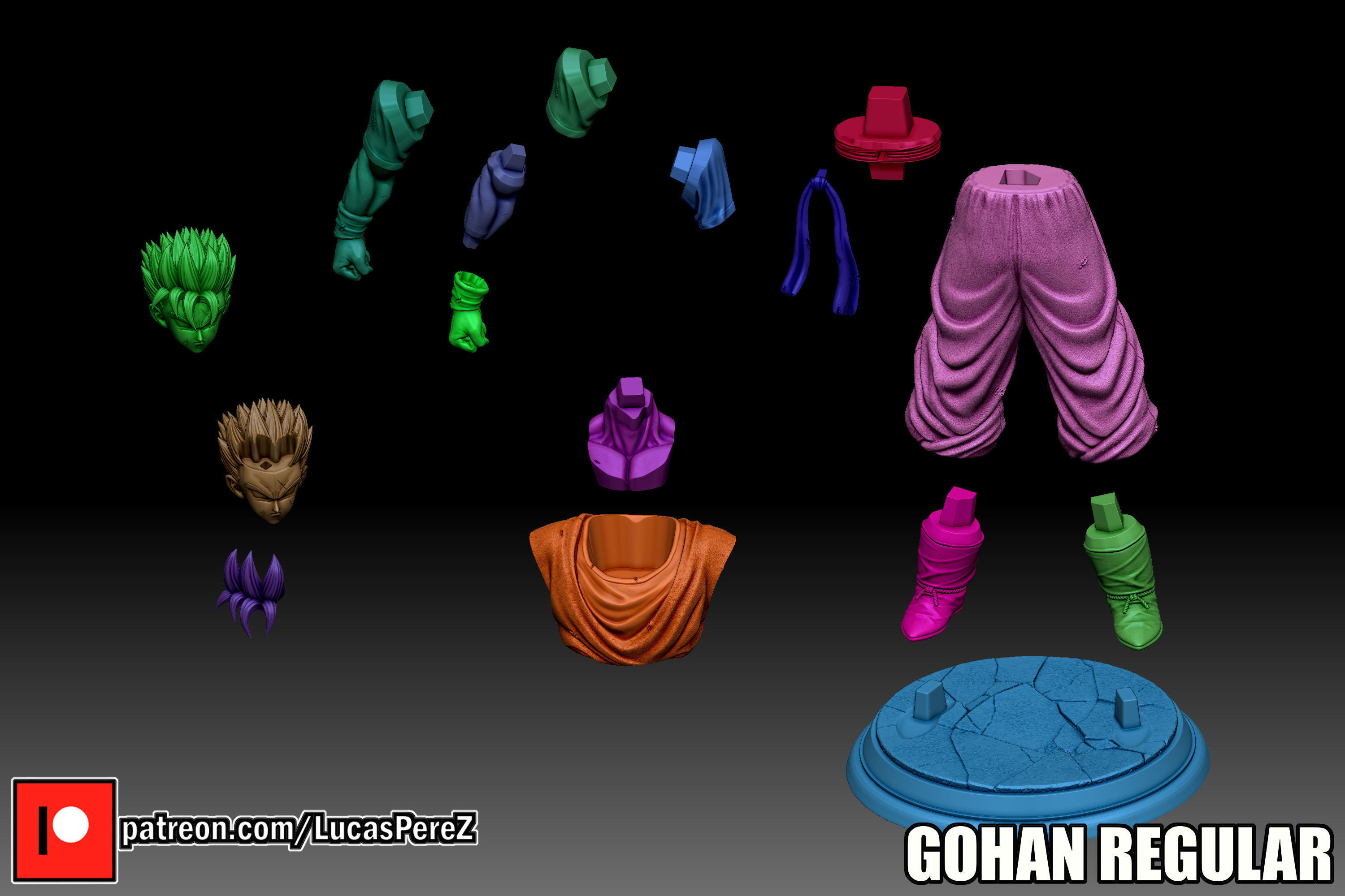 GOHAN FUTURO 3D print model_5
