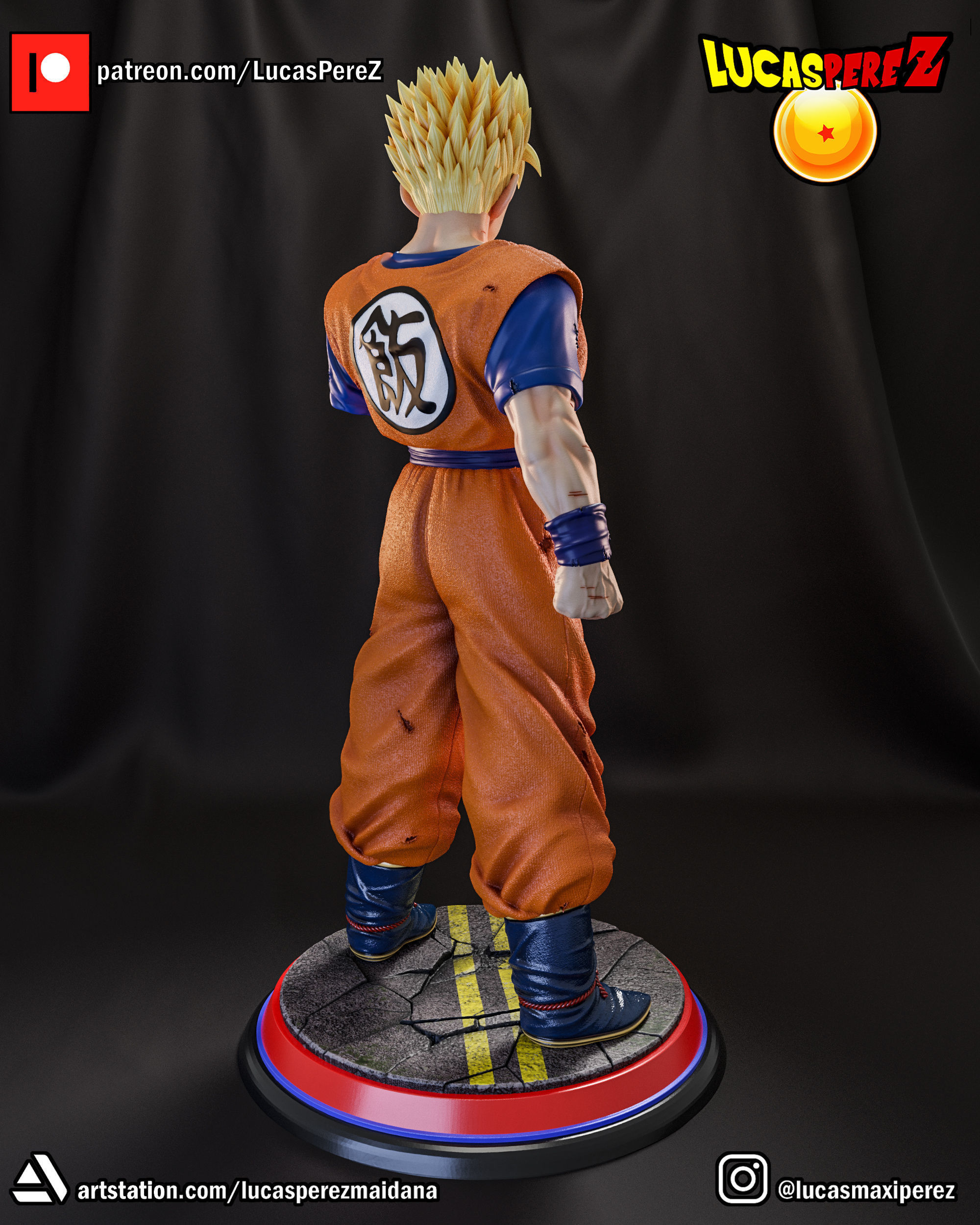 GOHAN FUTURO 3D print model_3
