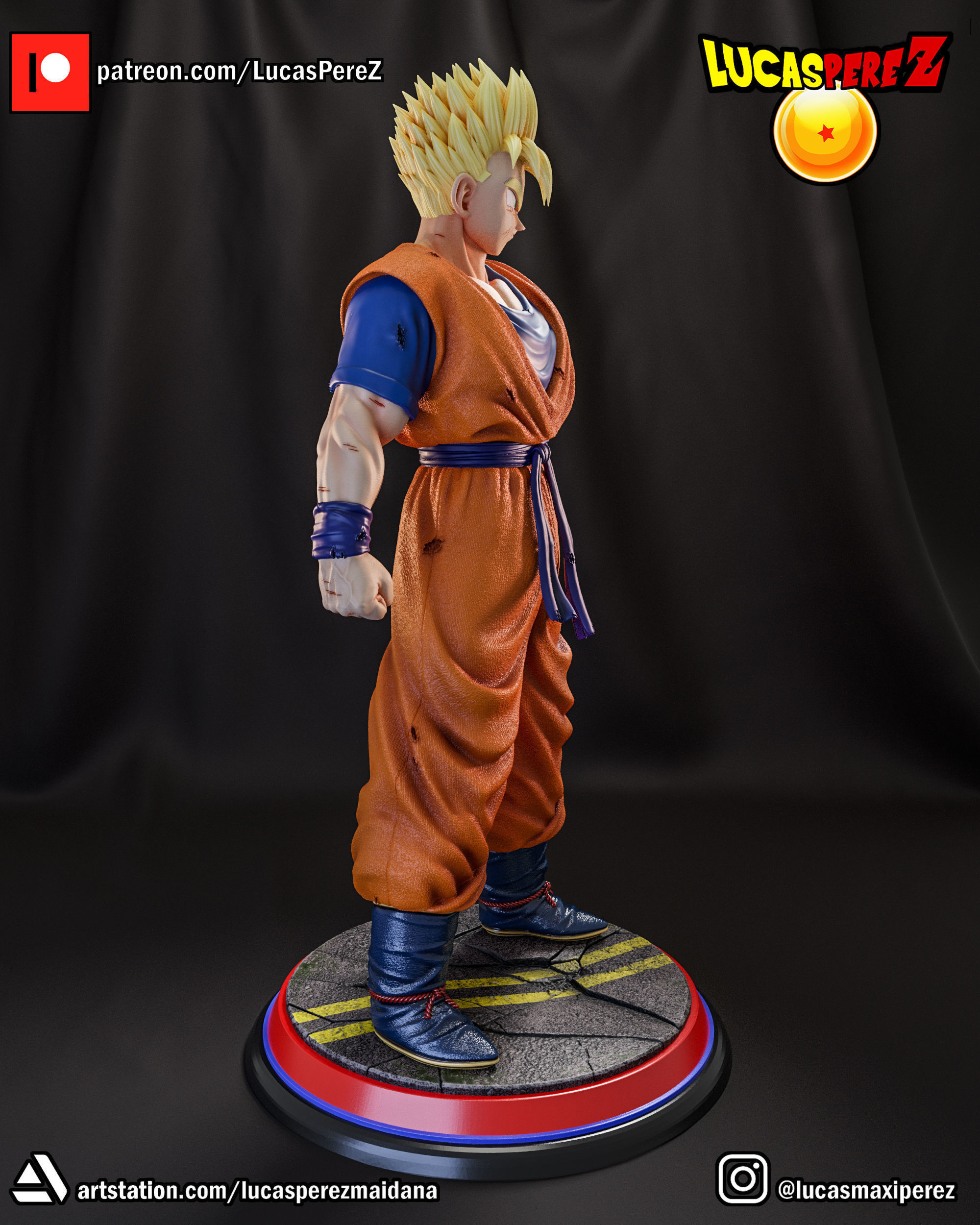 GOHAN FUTURO 3D print model_2