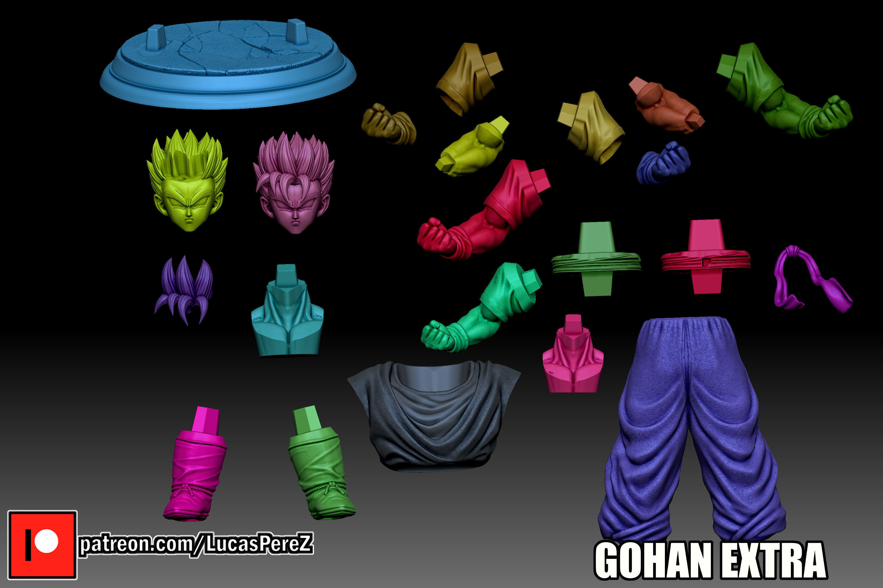 GOHAN FUTURO 3D print model_6