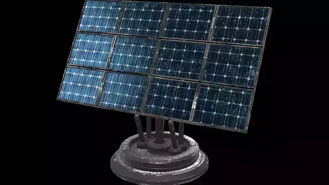 square solar panel