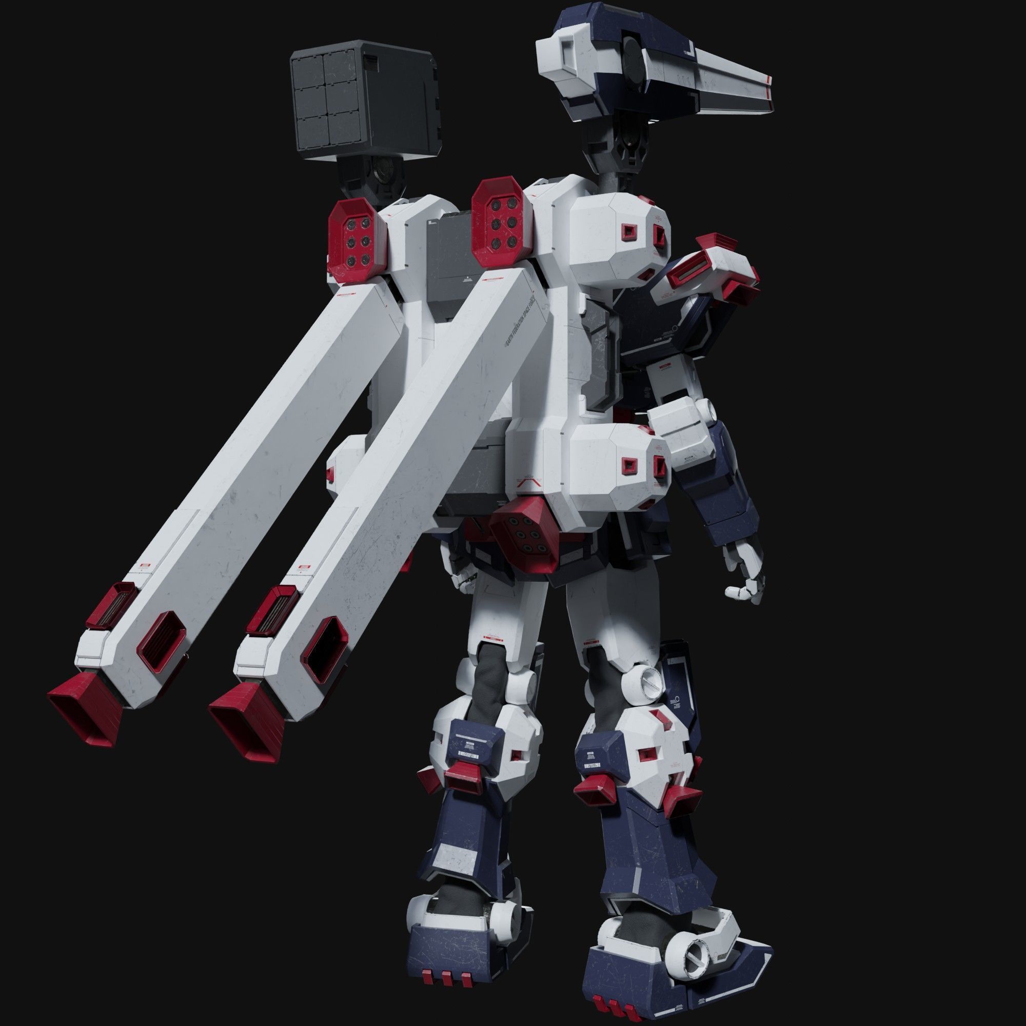 FA-78 Full Armor Gundam --- Thunderbolt Version 3D model_2