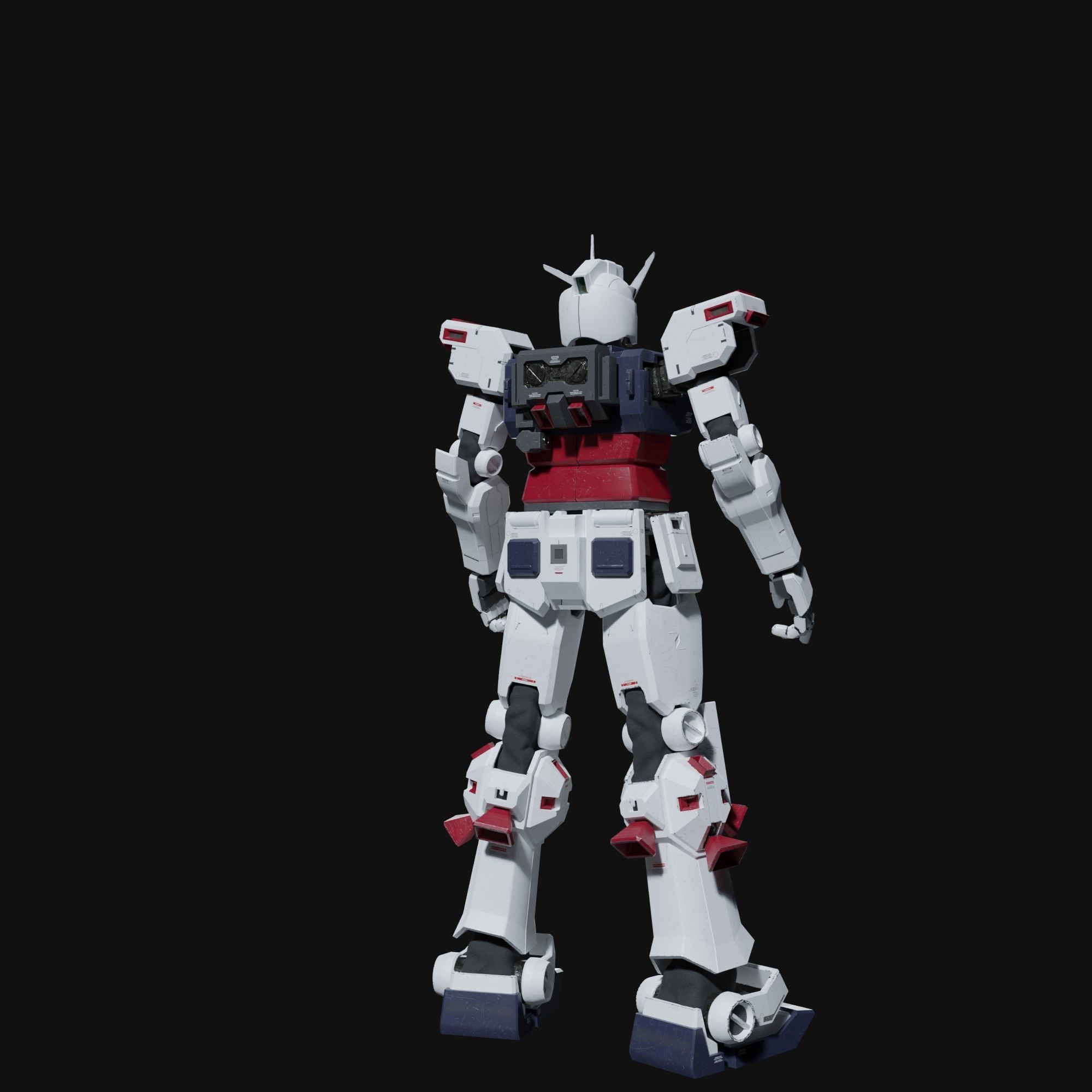 FA-78 Full Armor Gundam --- Thunderbolt Version 3D model_3
