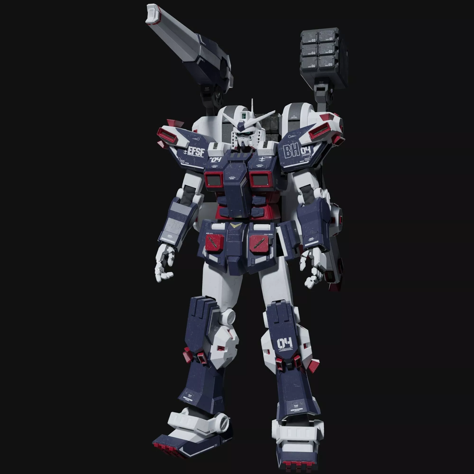 FA-78 Full Armor Gundam --- Thunderbolt Version 3D model