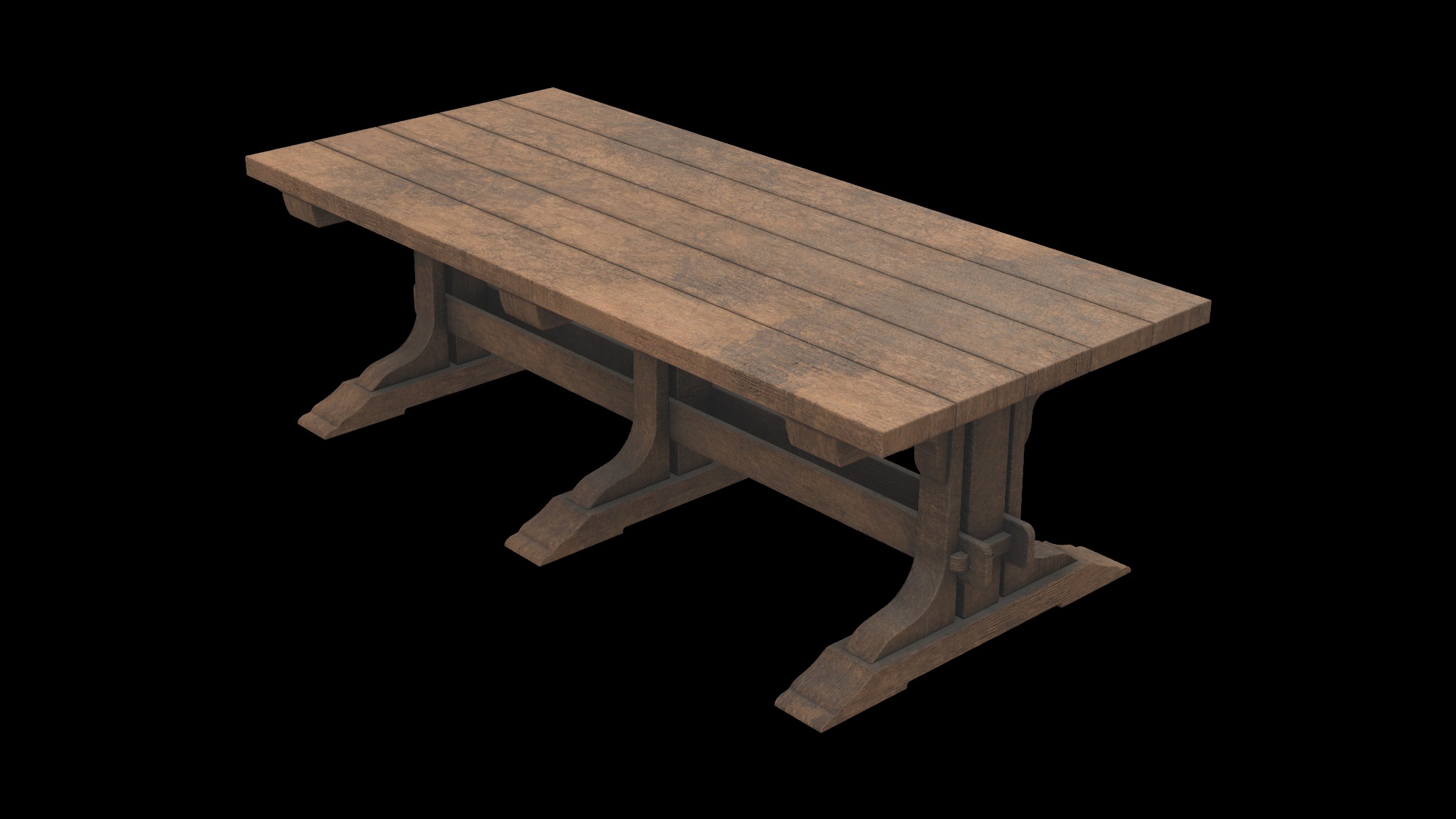 dining table 02 3D model_1