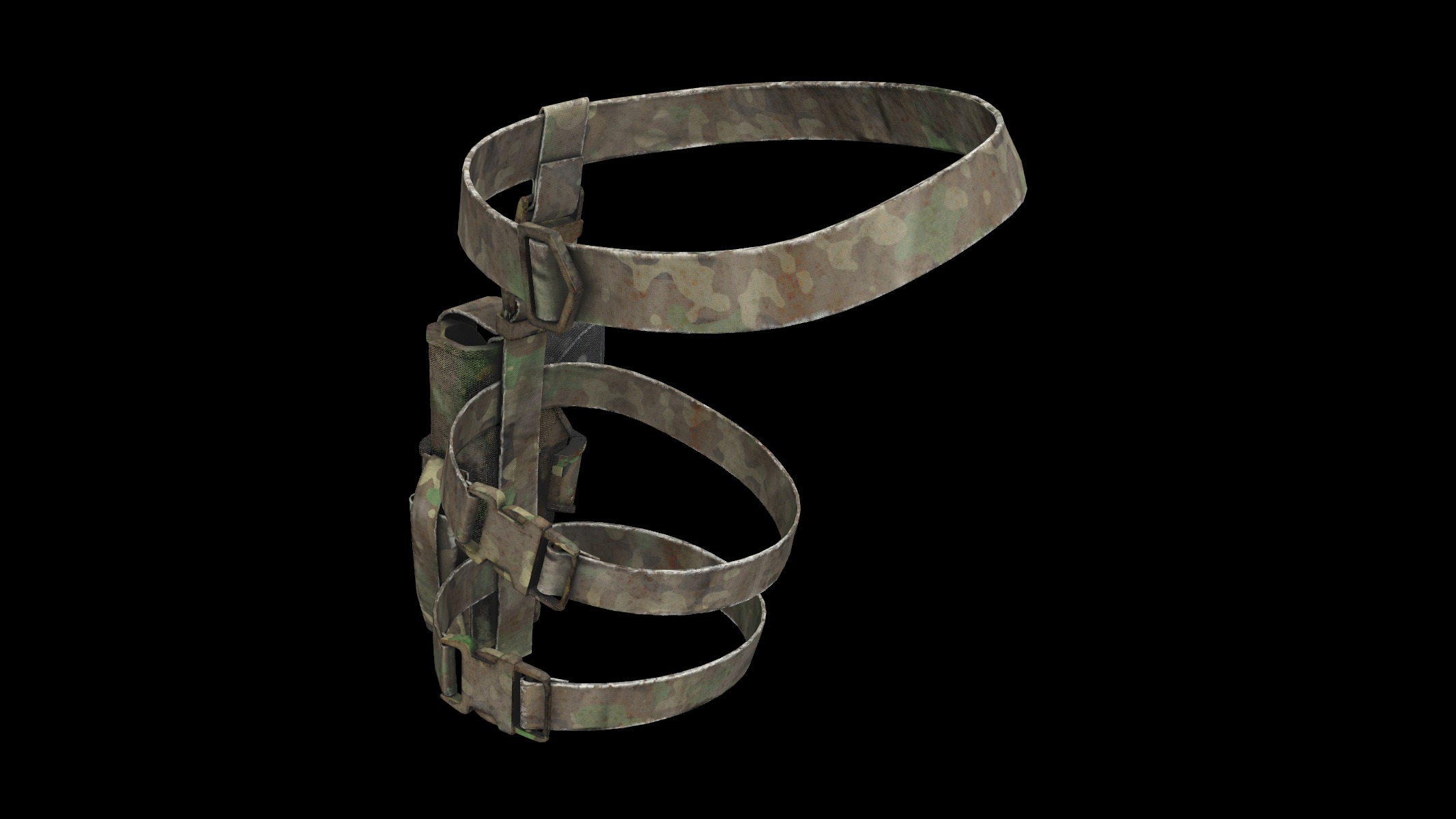 leg holster 01 3D model_3