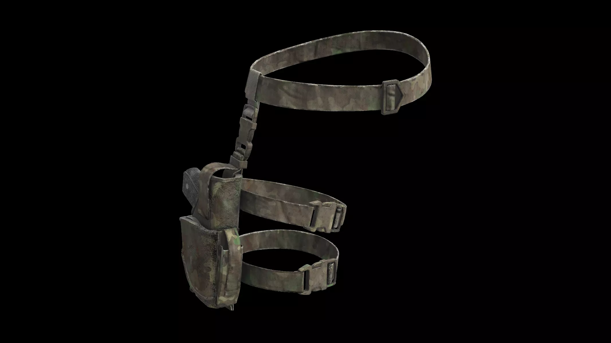 leg holster 01 3D model_0