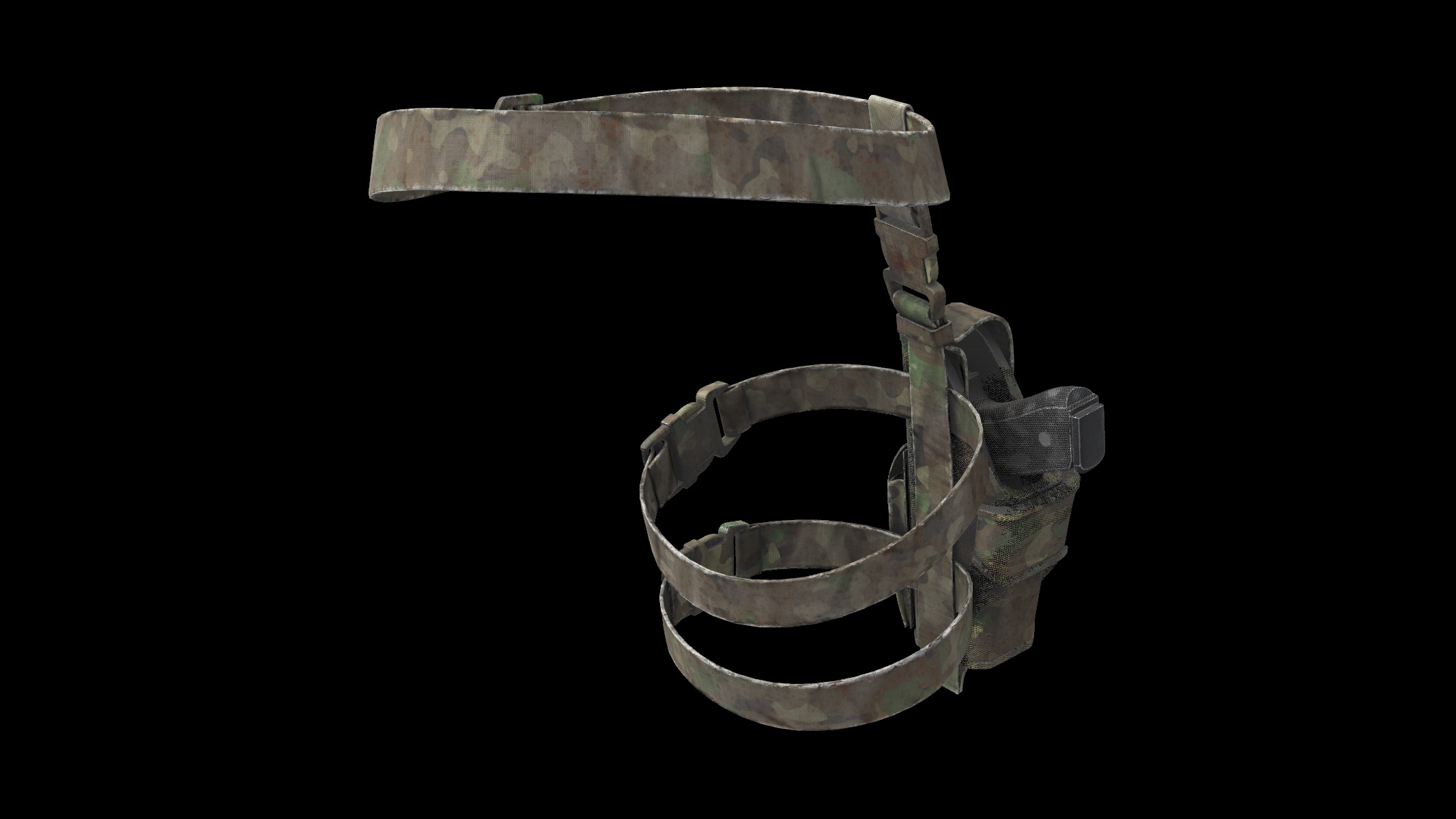 leg holster 01 3D model_2