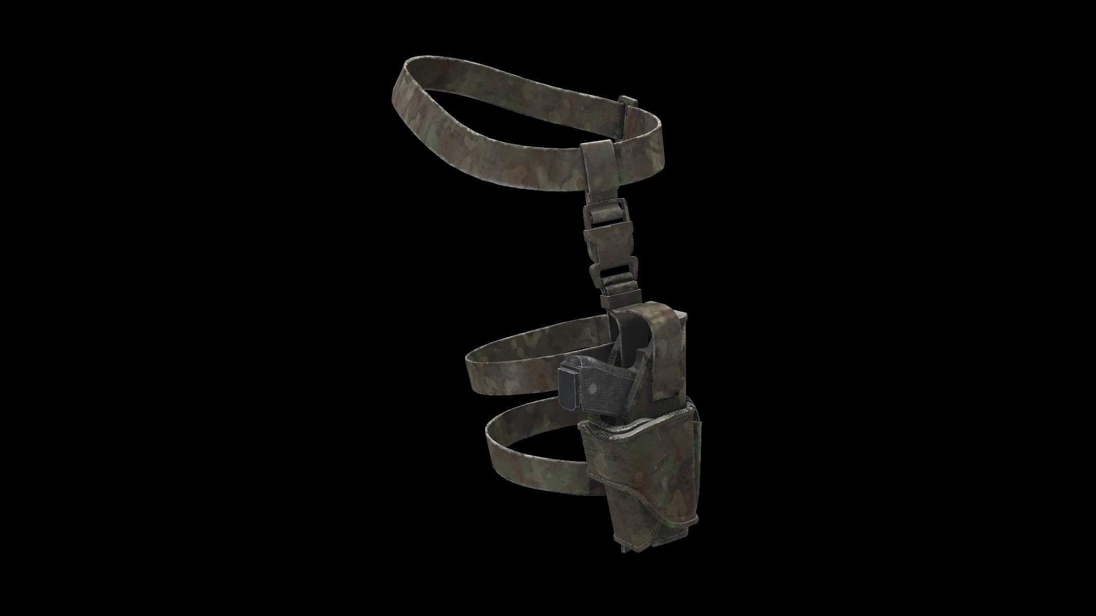 leg holster 01 3D model_1