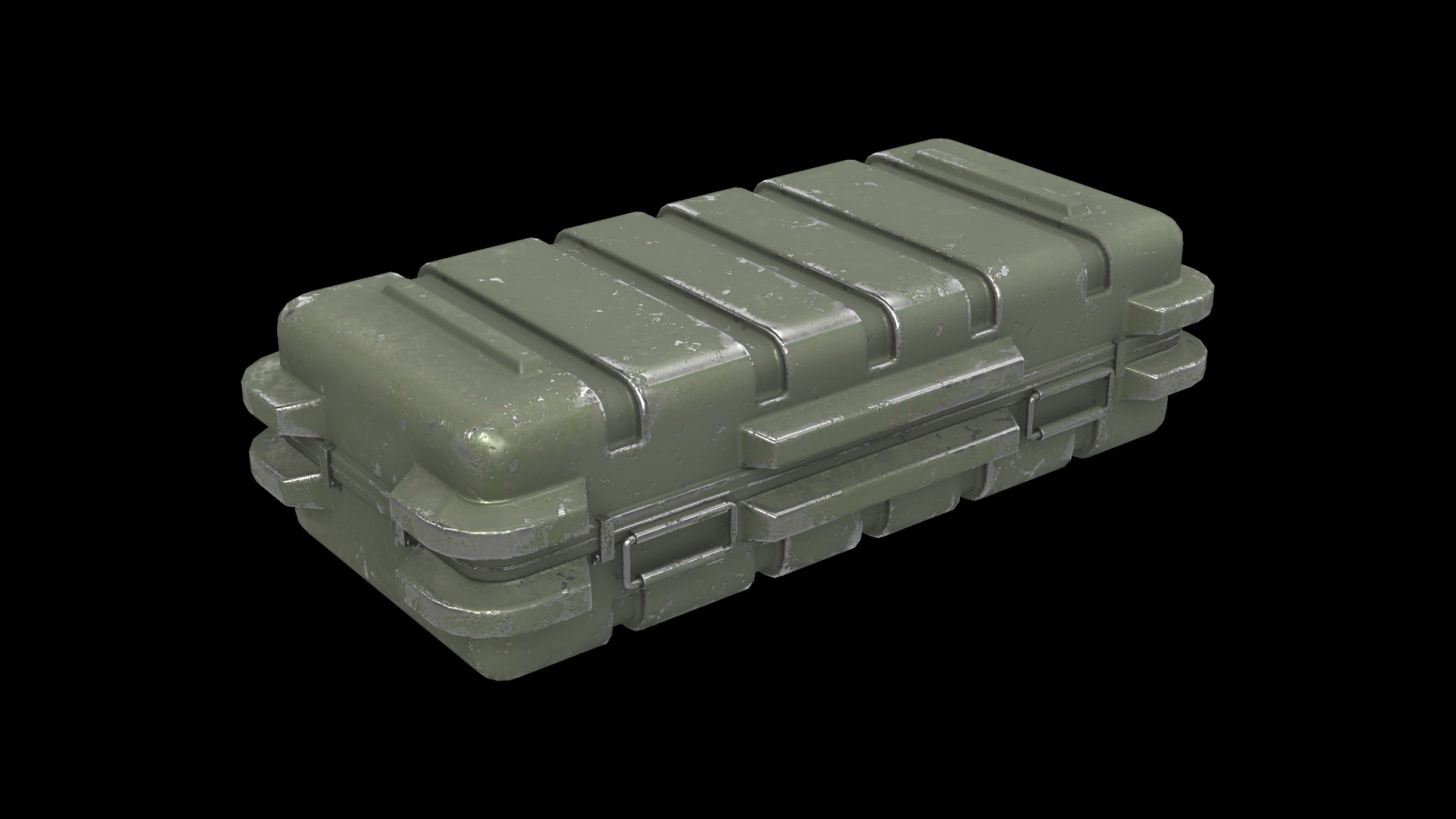 long crate 01 3D model_2