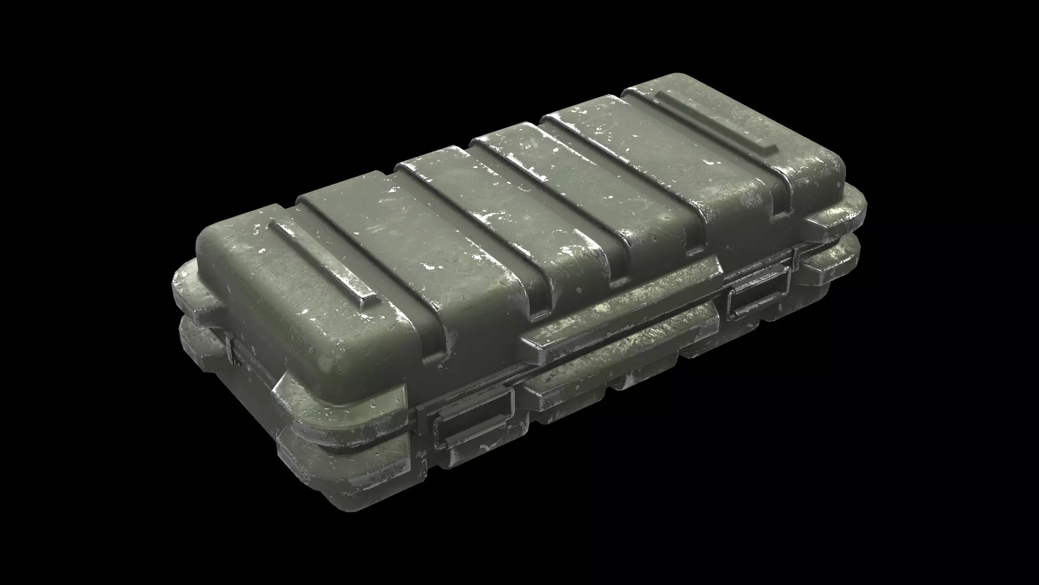 long crate 01 3D model_0