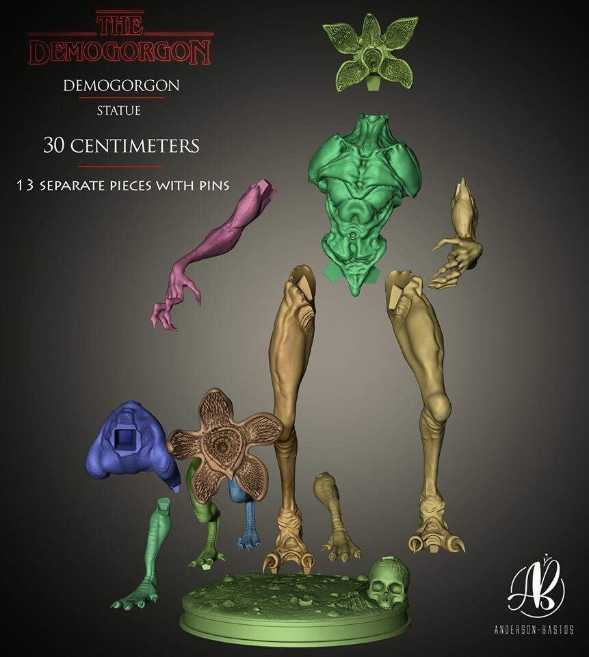 Demogorgon - Stranger Things 3D print model_3