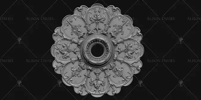Ceiling Rose 2 3D print model