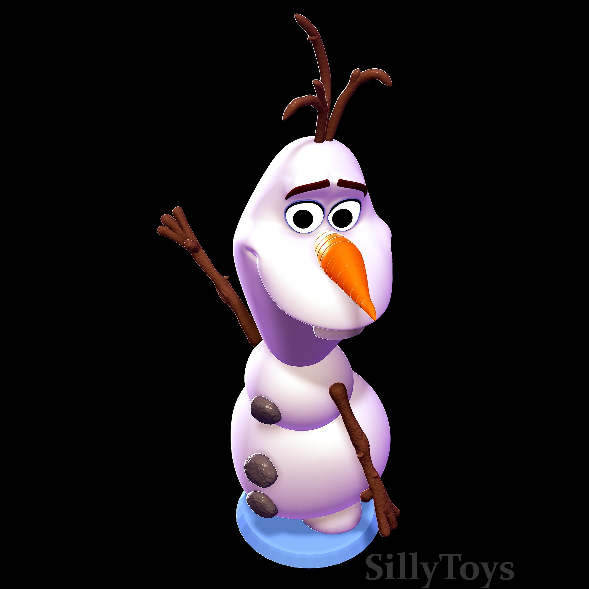 Olaf - Frozen 3D print model_3