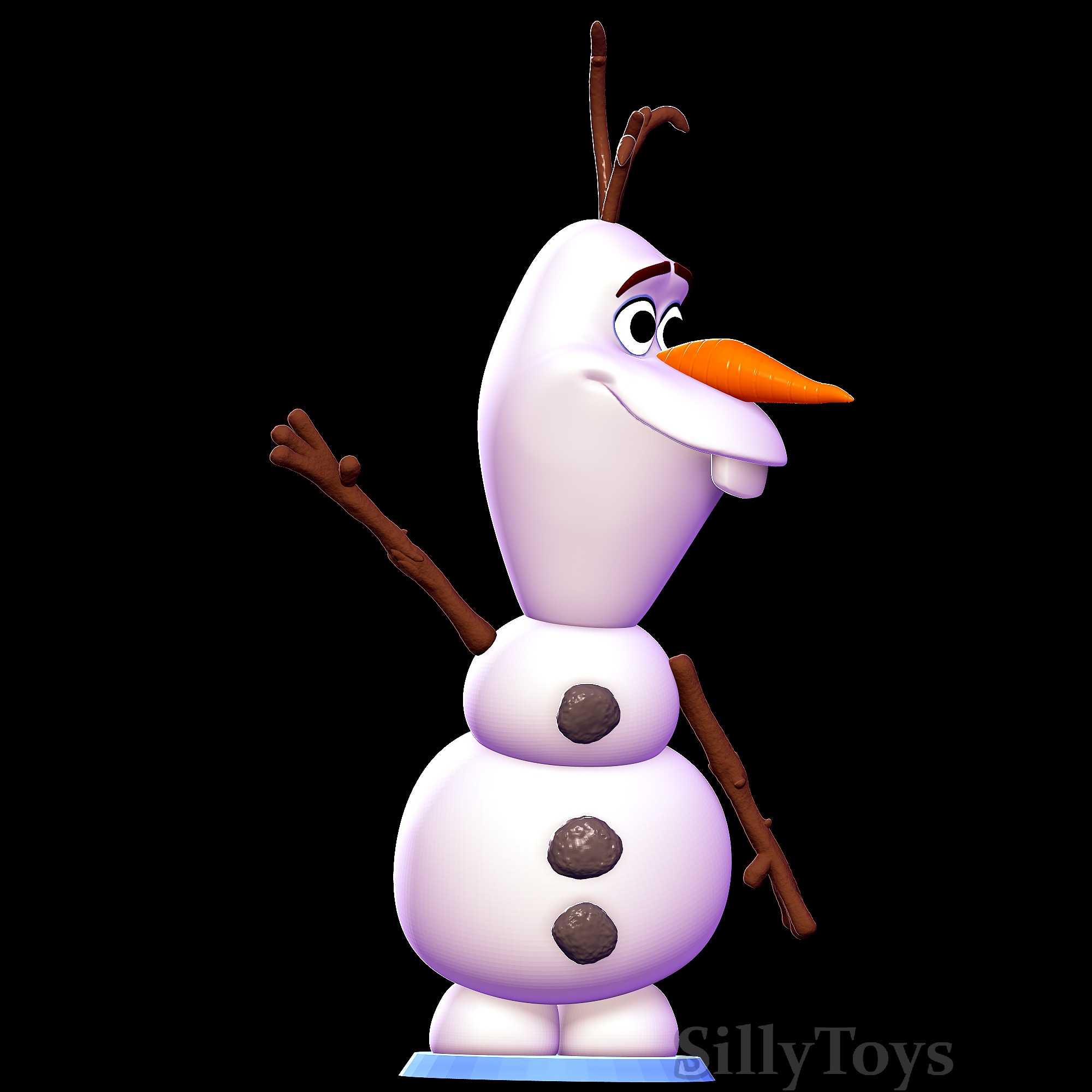 Olaf - Frozen 3D print model_1