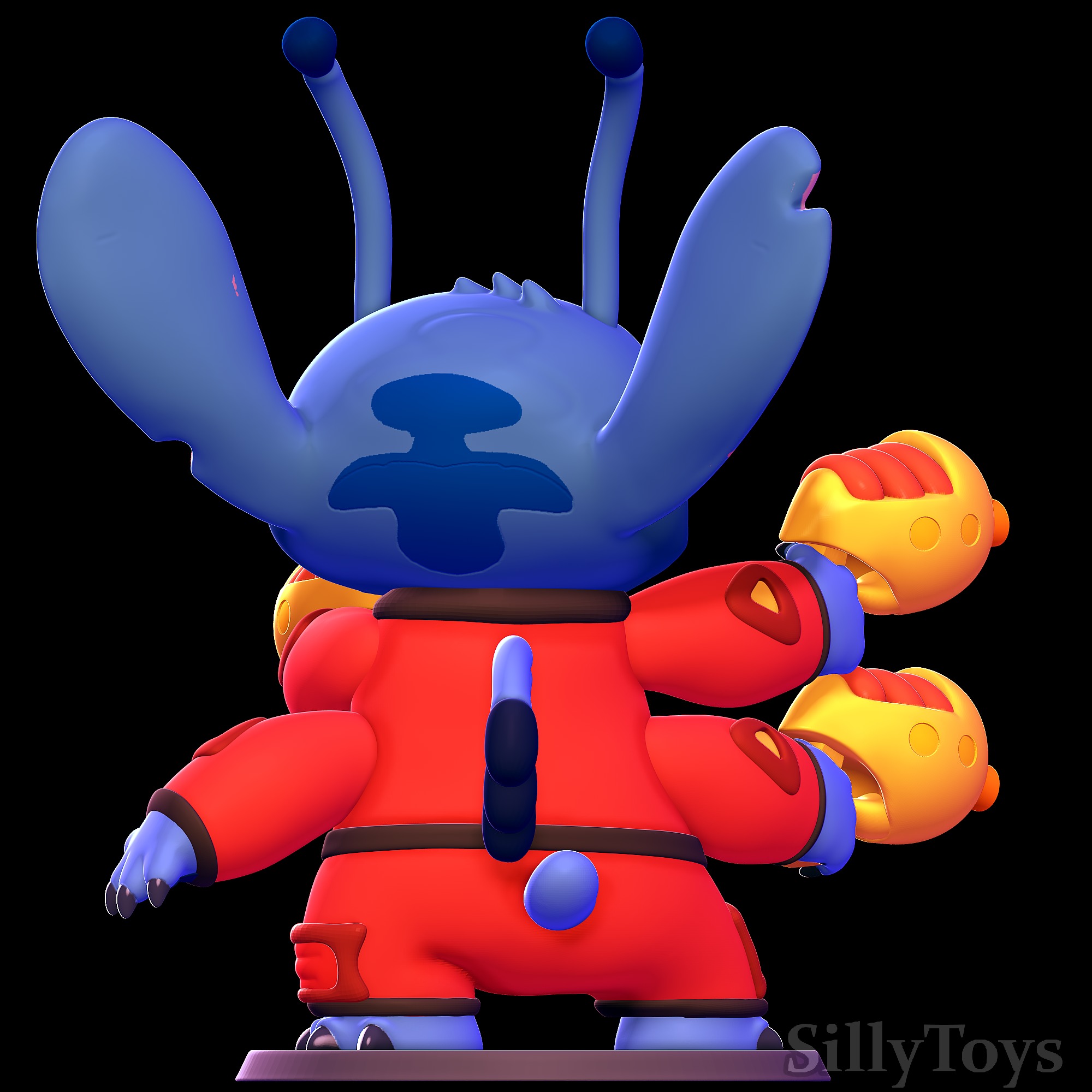 Stitch in Spacesuit - Lilo and Stitch 3D print model_2