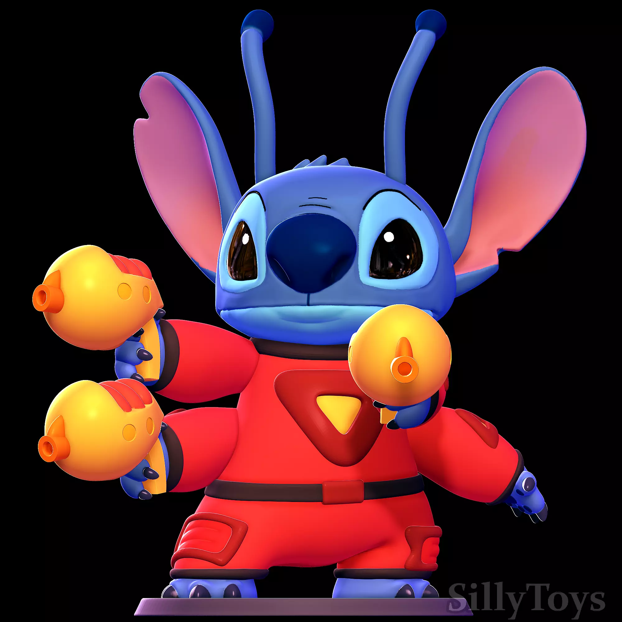 Stitch in Spacesuit - Lilo and Stitch 3D print model_0